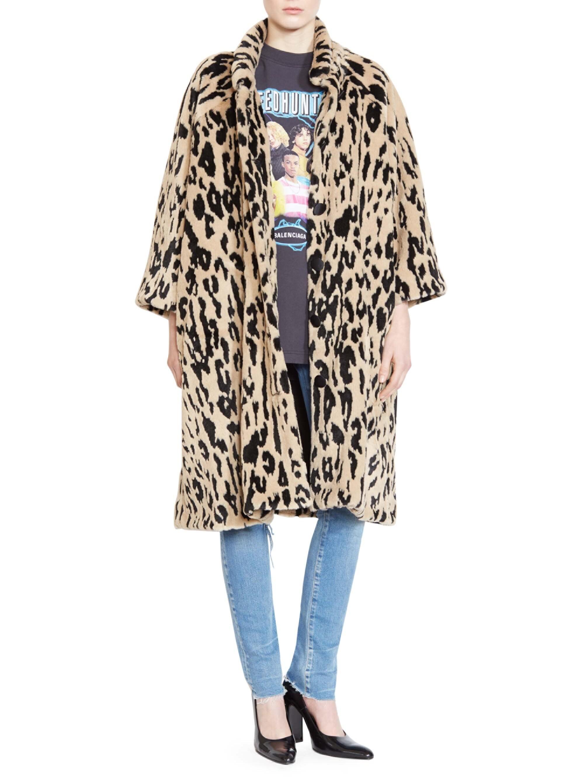 Balenciaga leopard puffer jacket Clearance