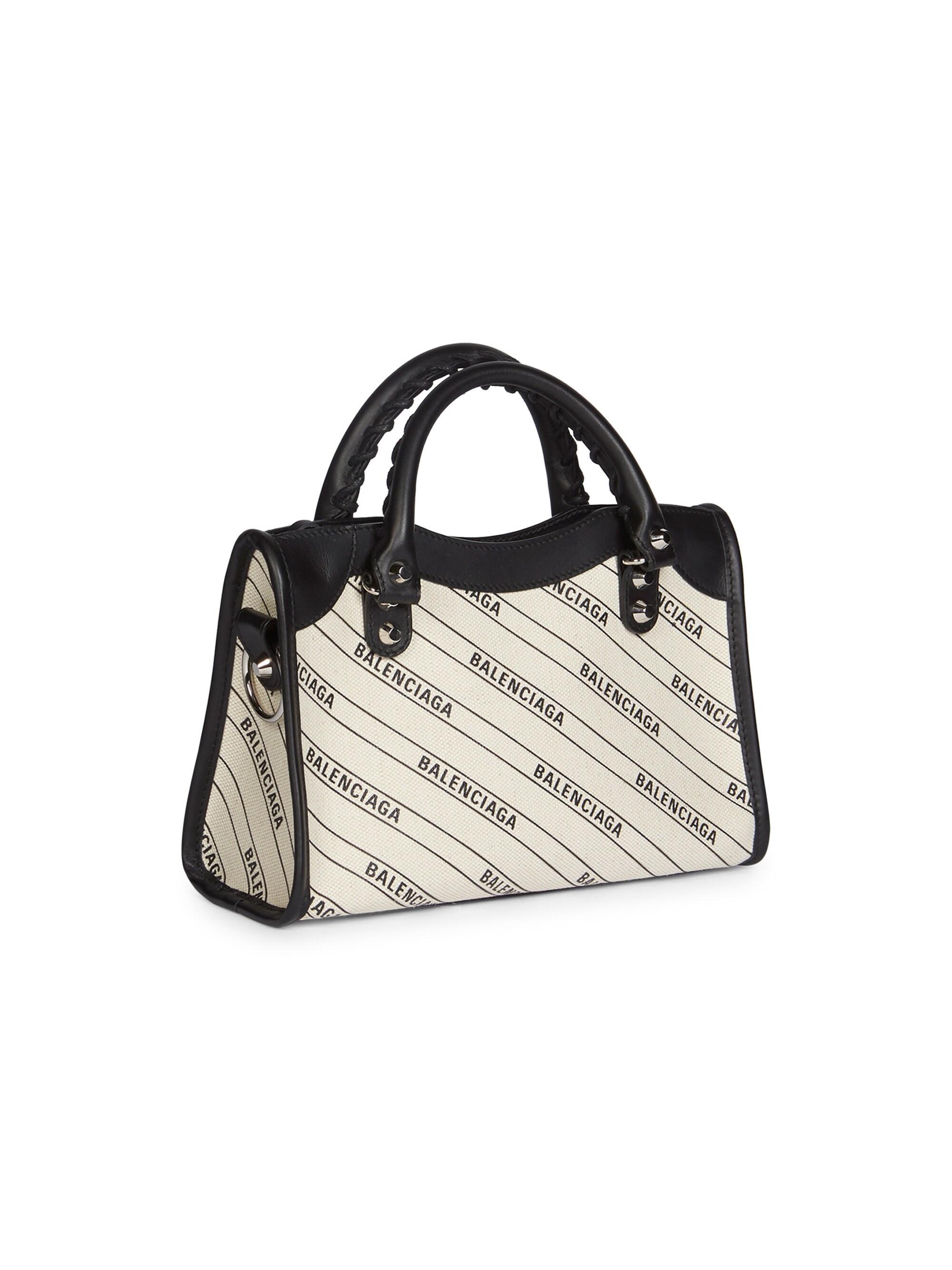 Balenciaga Classic City Aj Satchel Bag With Logo Strap 2025