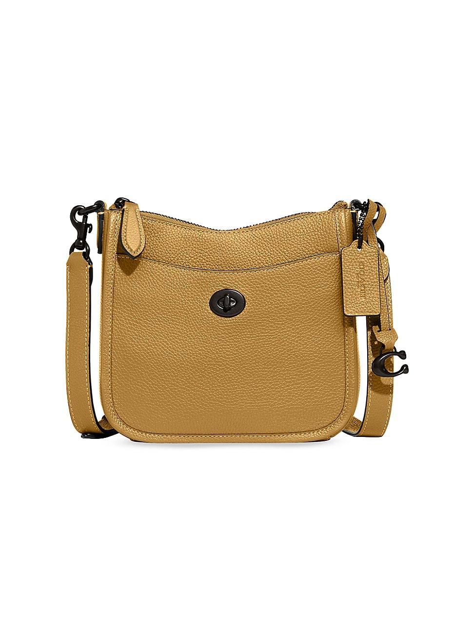 COACH Chaise Leather Crossbody Bag in Natural Lyst