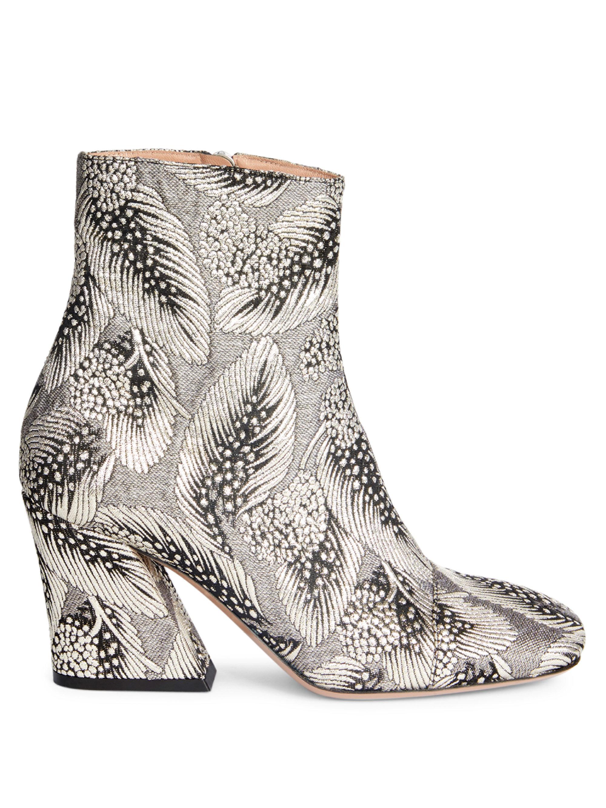 dries van noten silver boots