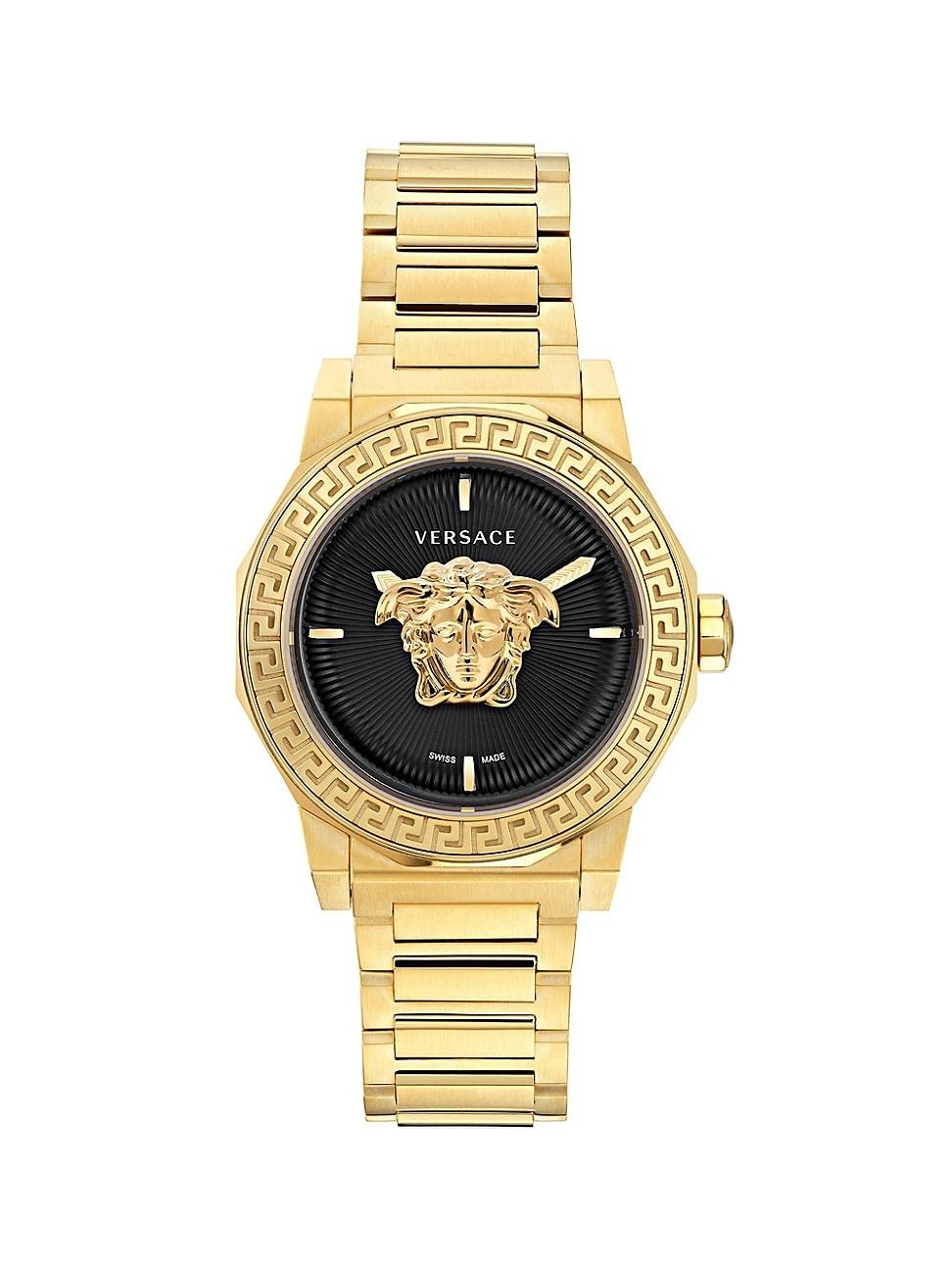 Versace Medusa Deco Ip Yellow Gold Bracelet Watch/38mm in Metallic for