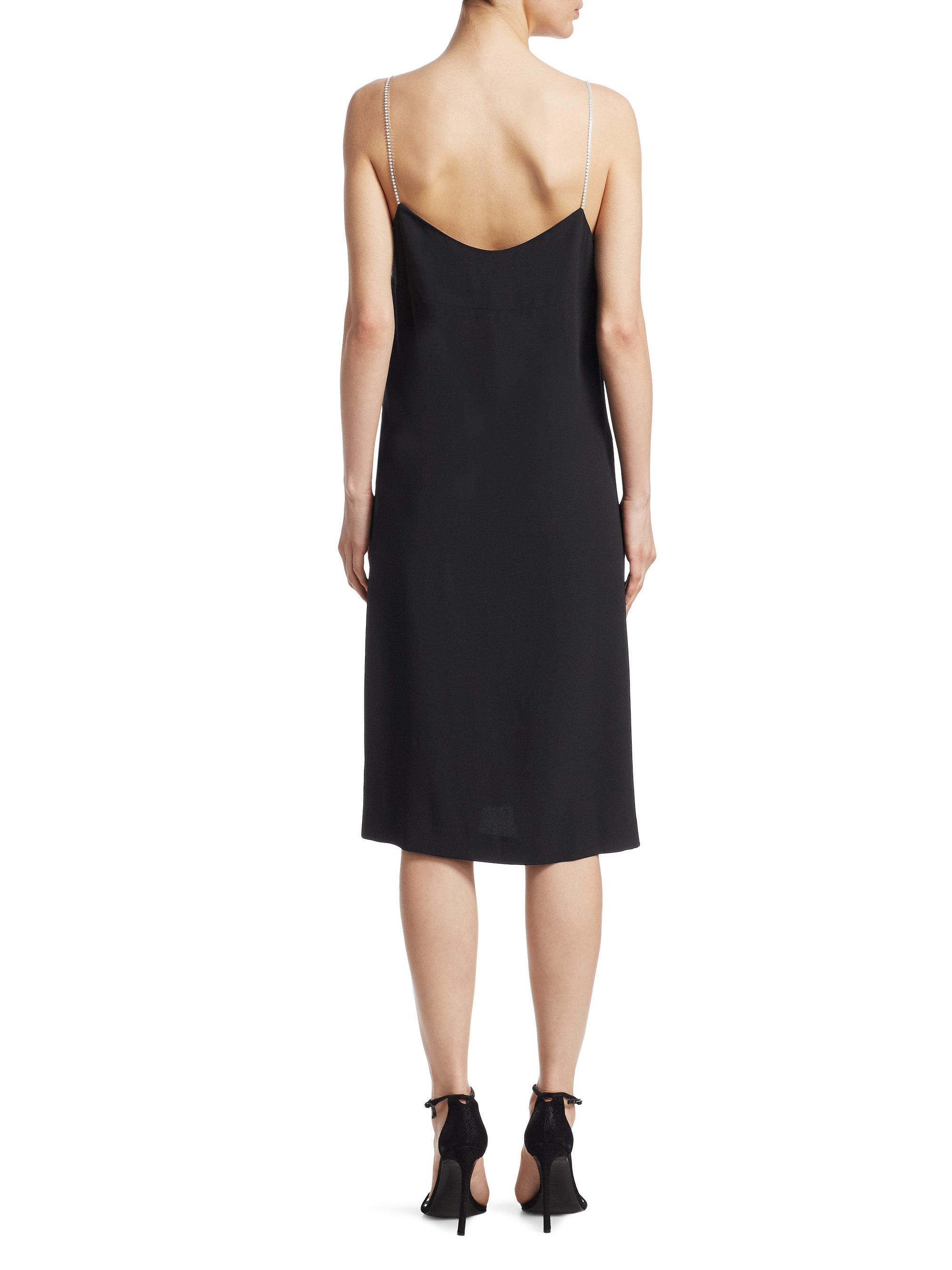 crystal slip dress