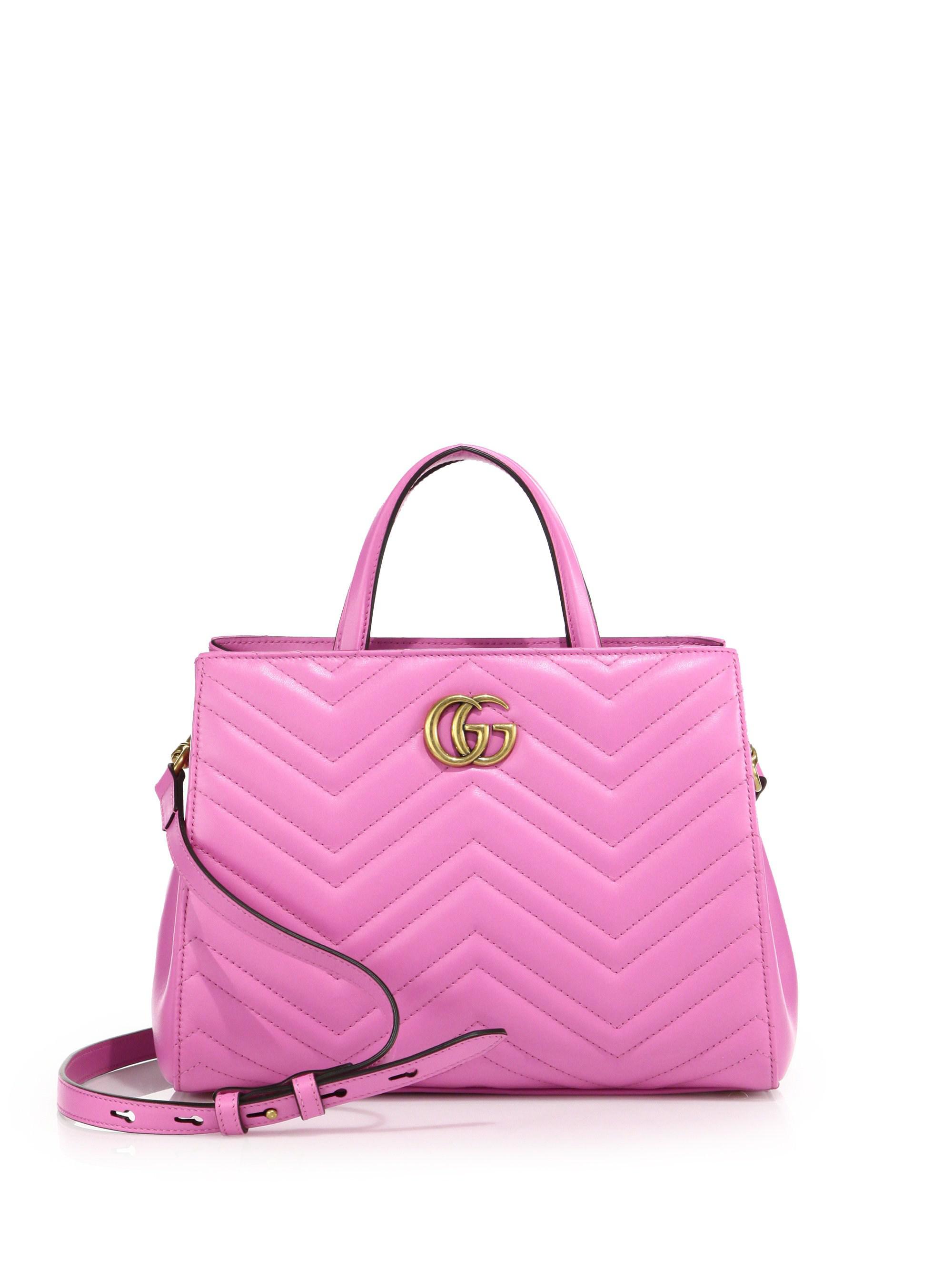 pink gucci marmont matelasse