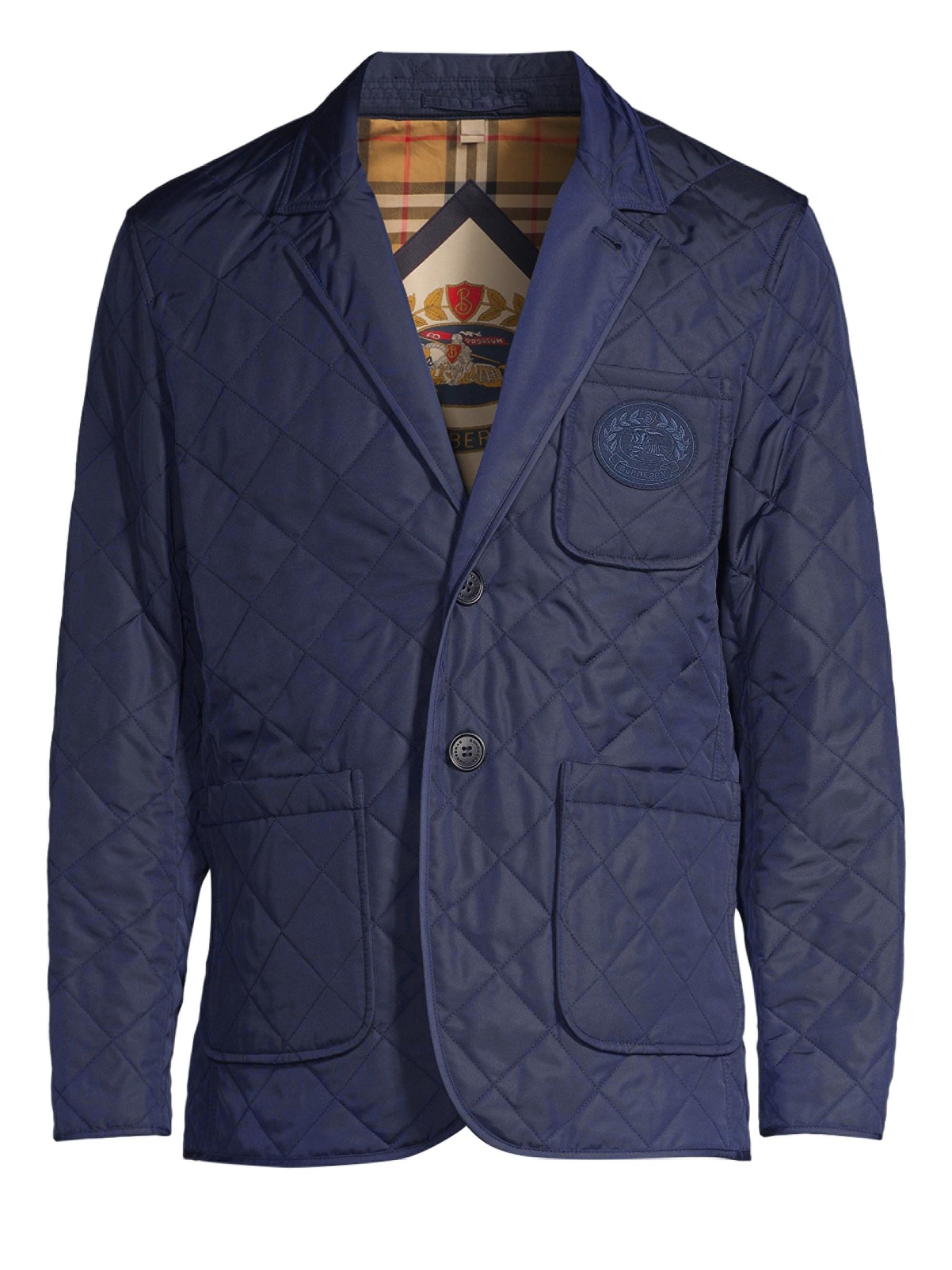 Burberry Synthetic Men's Clifton Quilted Jacket - Bright Navy in Blue for  Men - Lyst