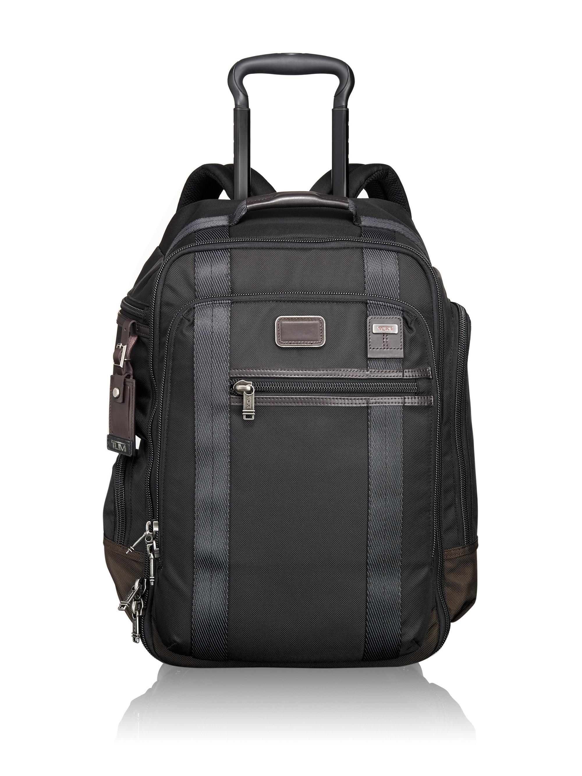 tumi backpack initials