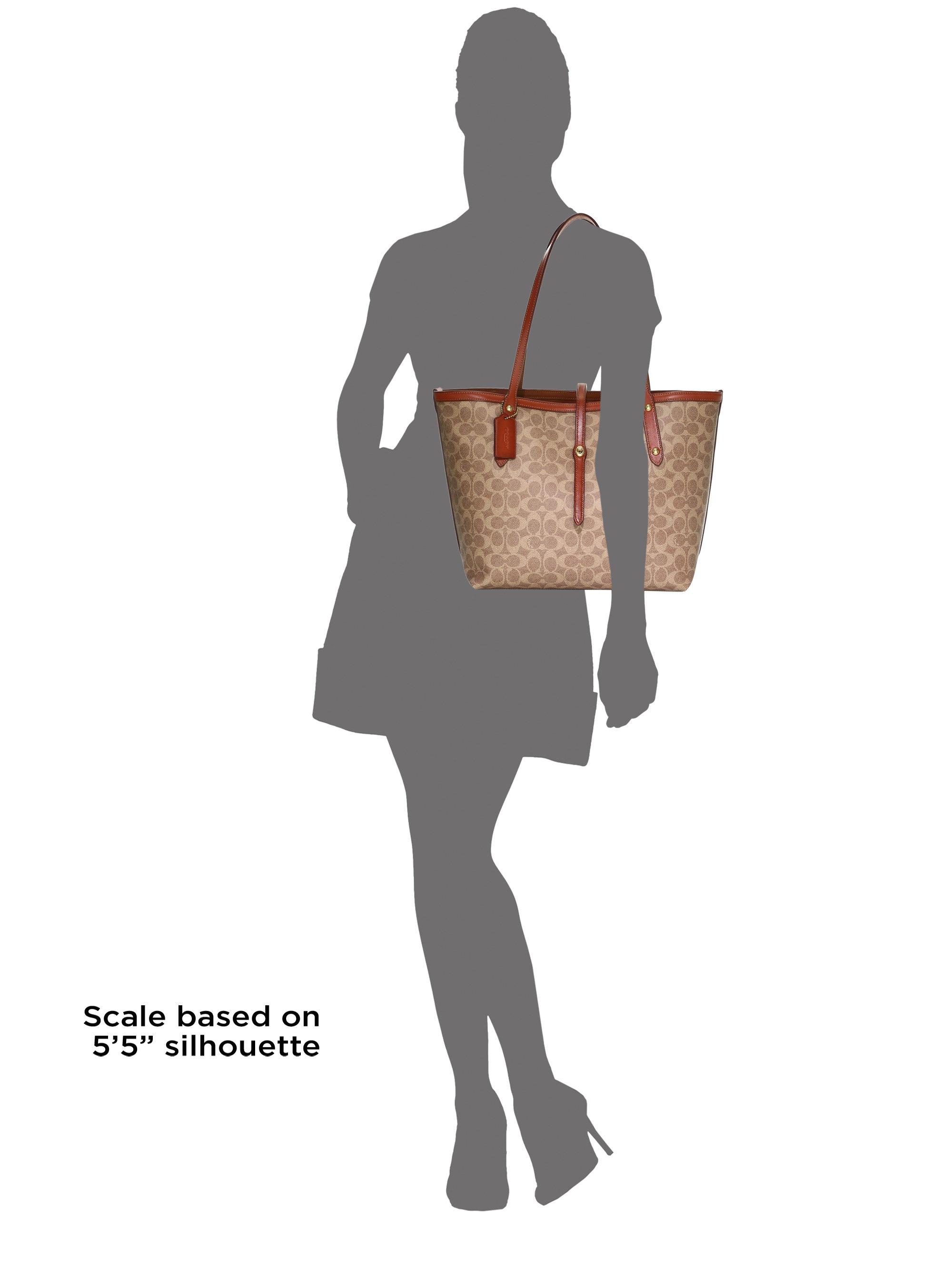 coach signature market tote