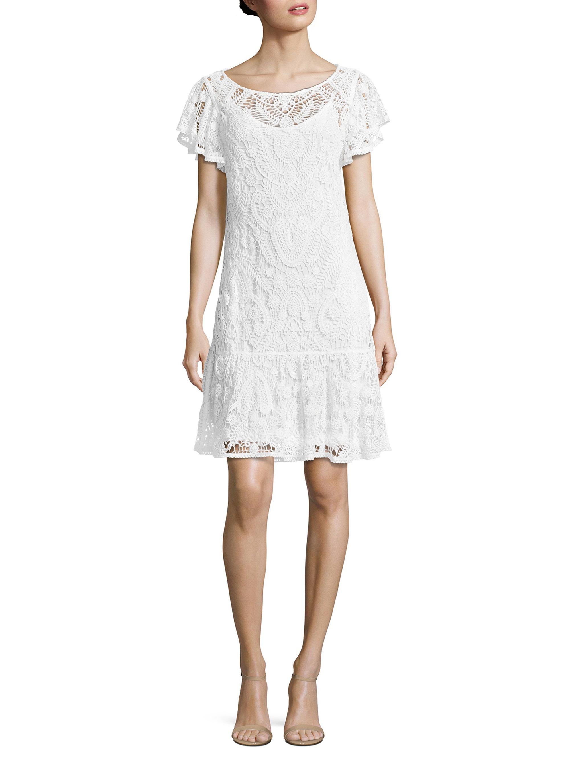 ralph lauren white dress