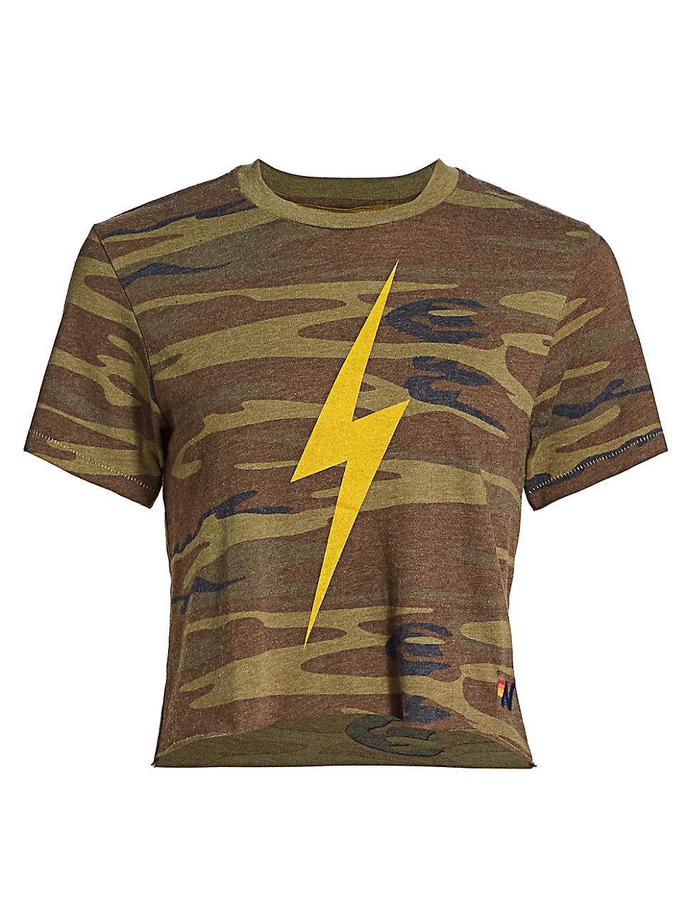 Aviator Nation Cotton Camo Print Bolt T-shirt - Lyst