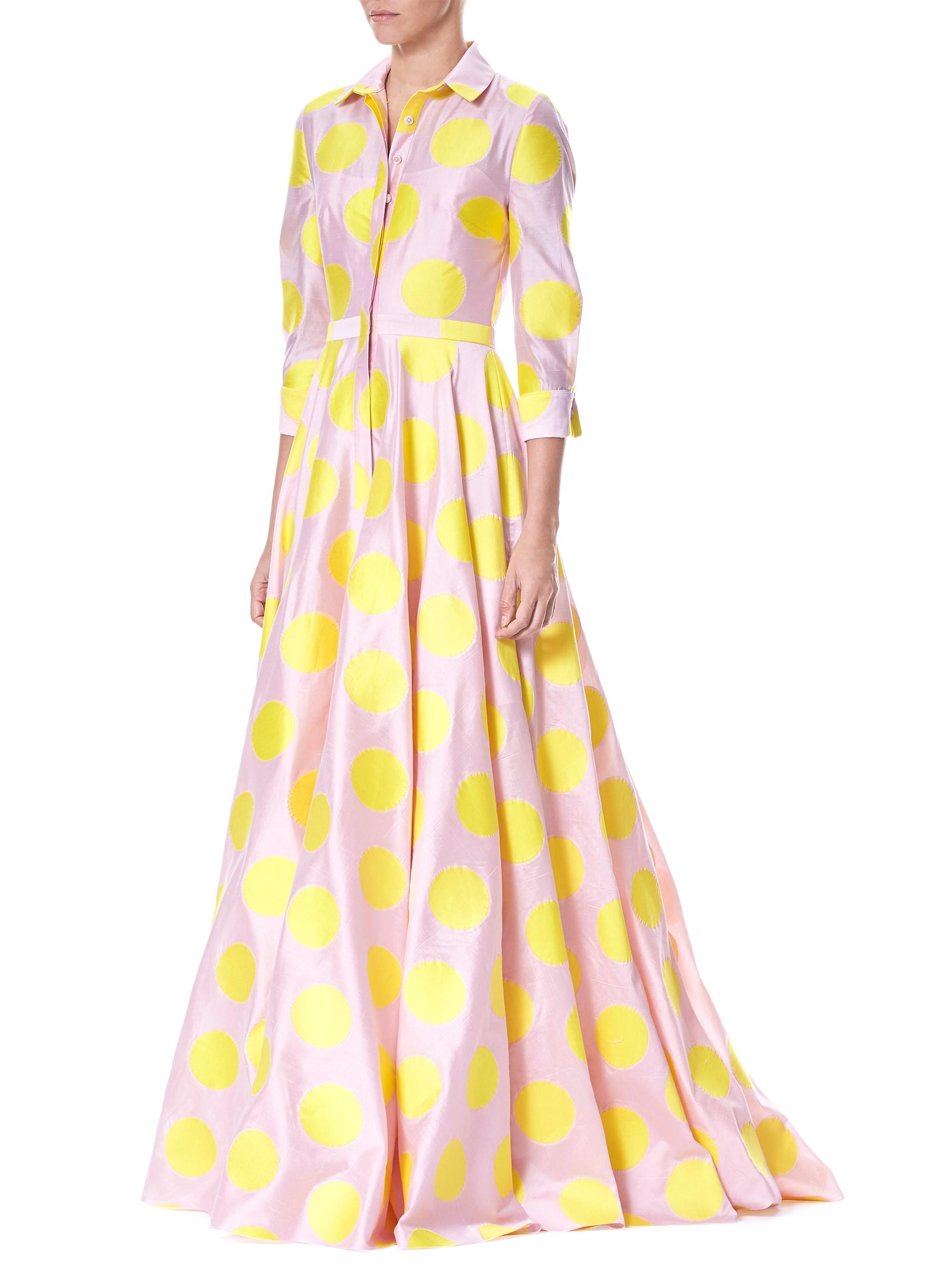 carolina herrera yellow dress