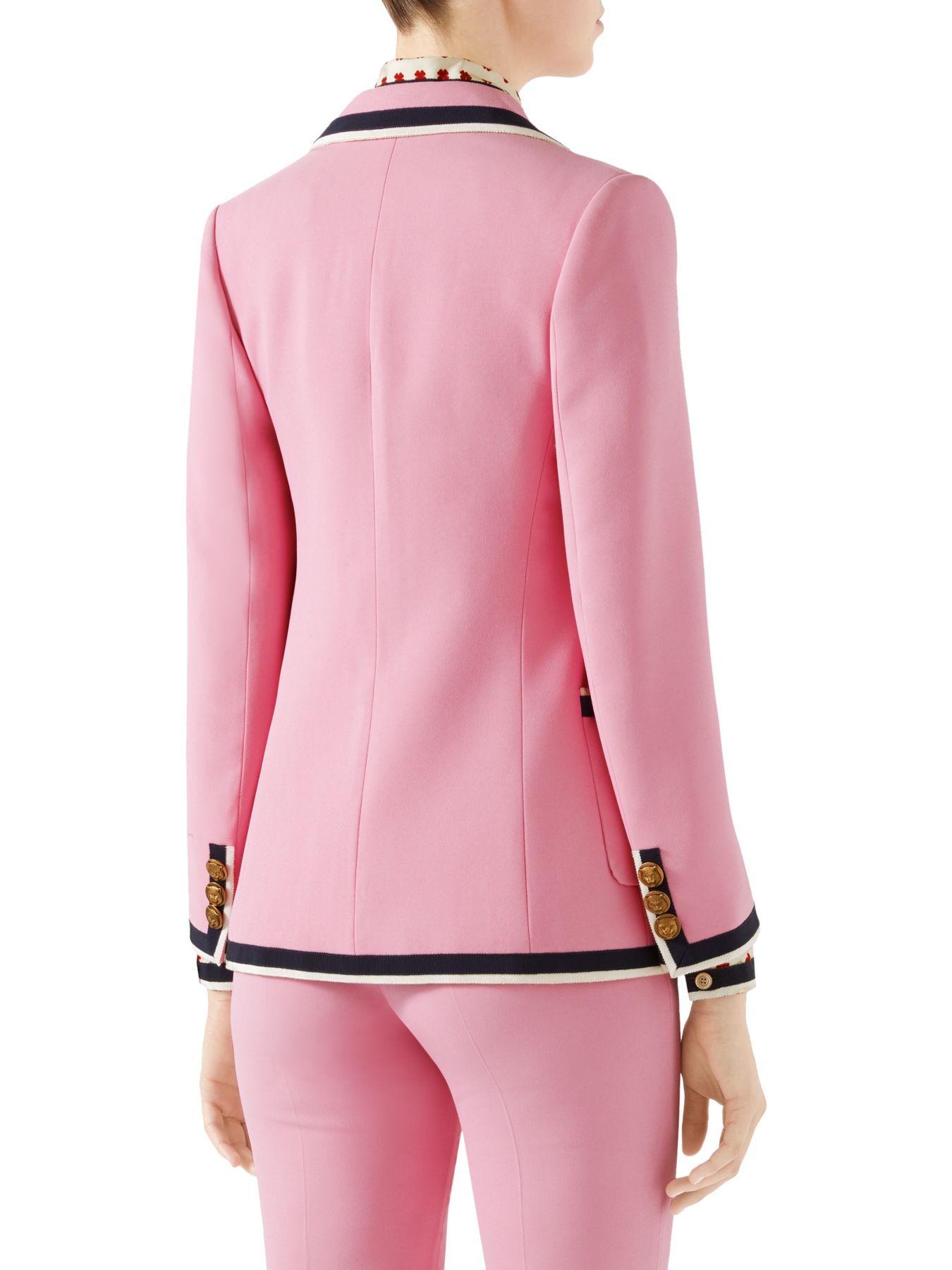 gucci pink blazer
