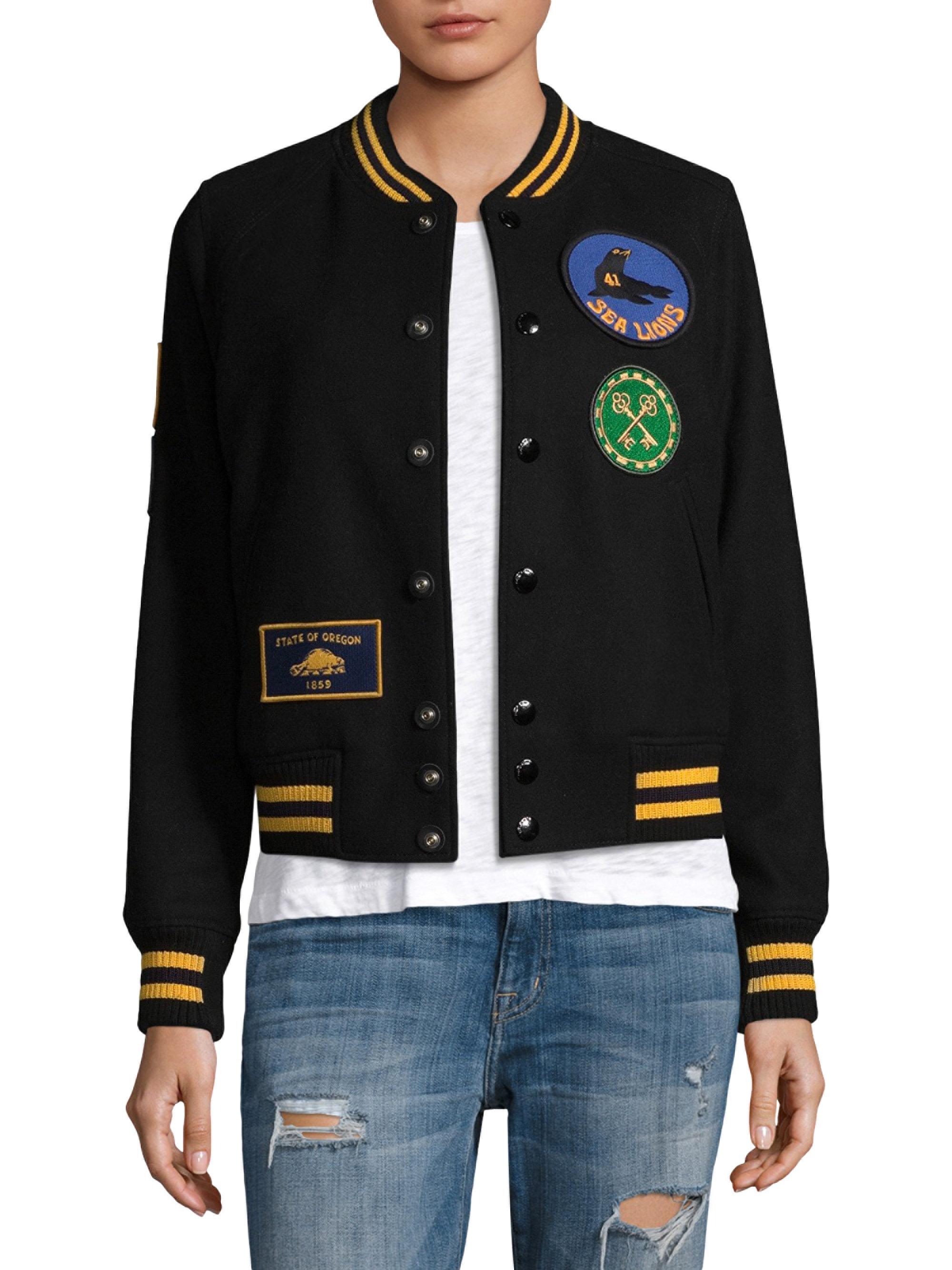 coach military jacket