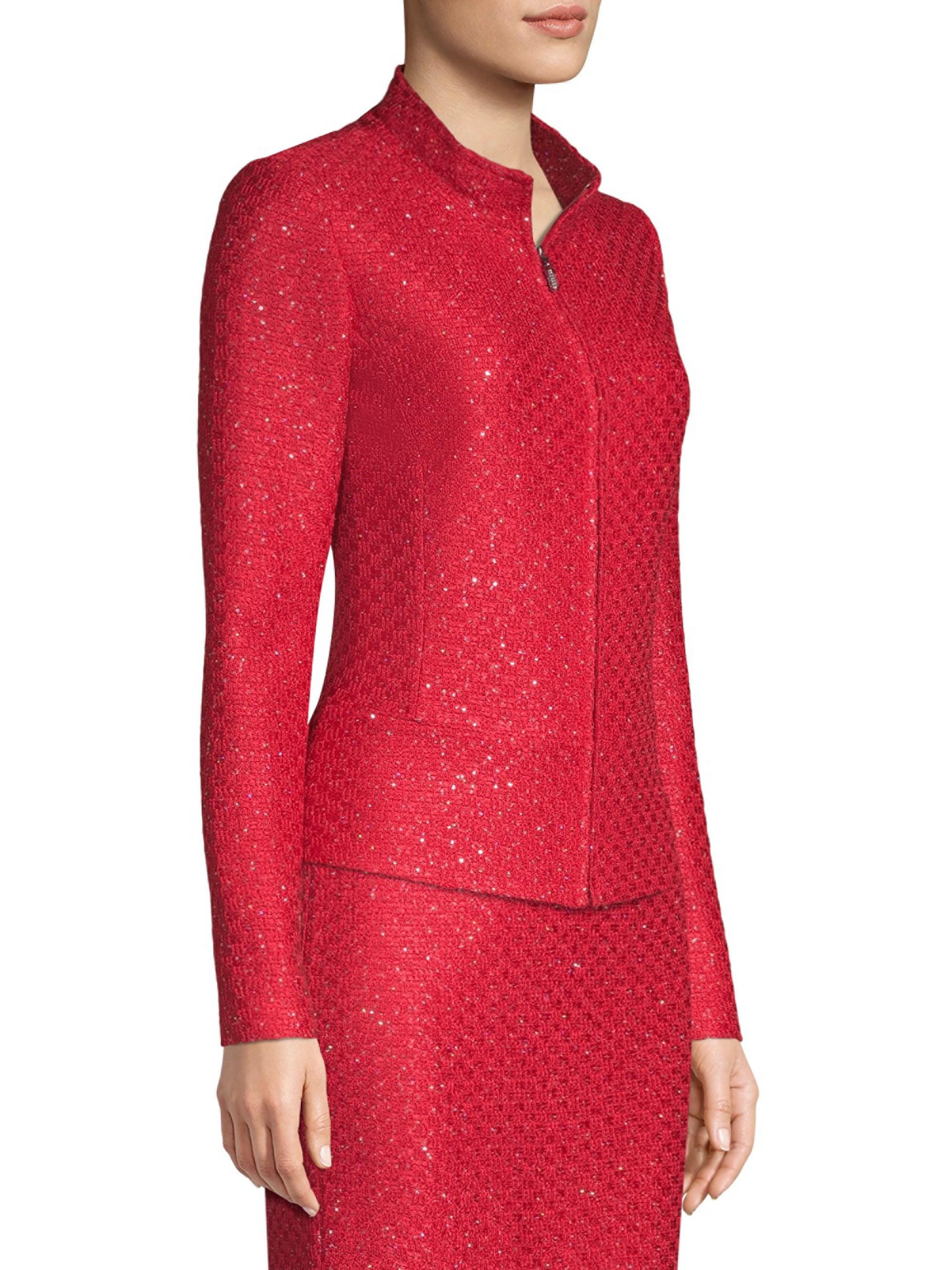 st john sequin jacket