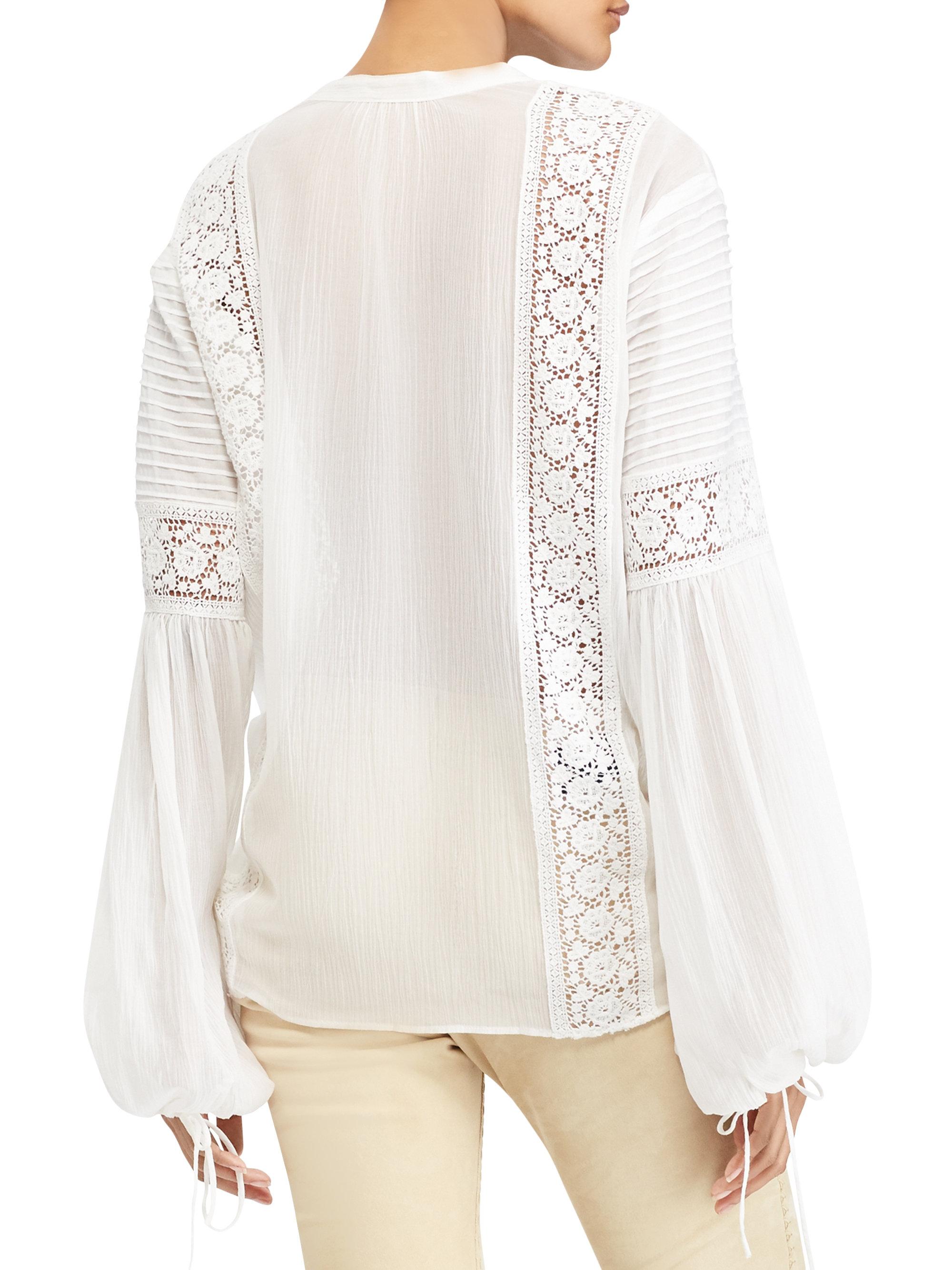 polo ralph lauren silk blouse