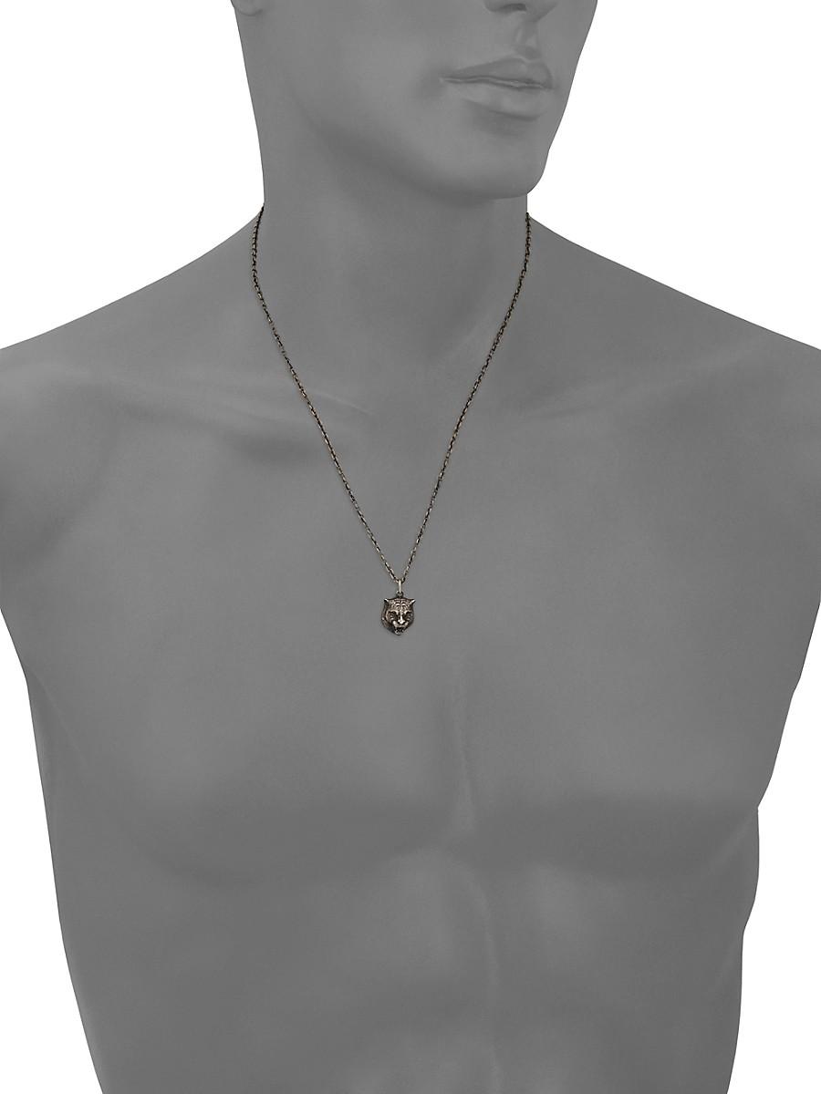 Gucci Necklace in Silver (Metallic) for Men - Save 12% | Lyst