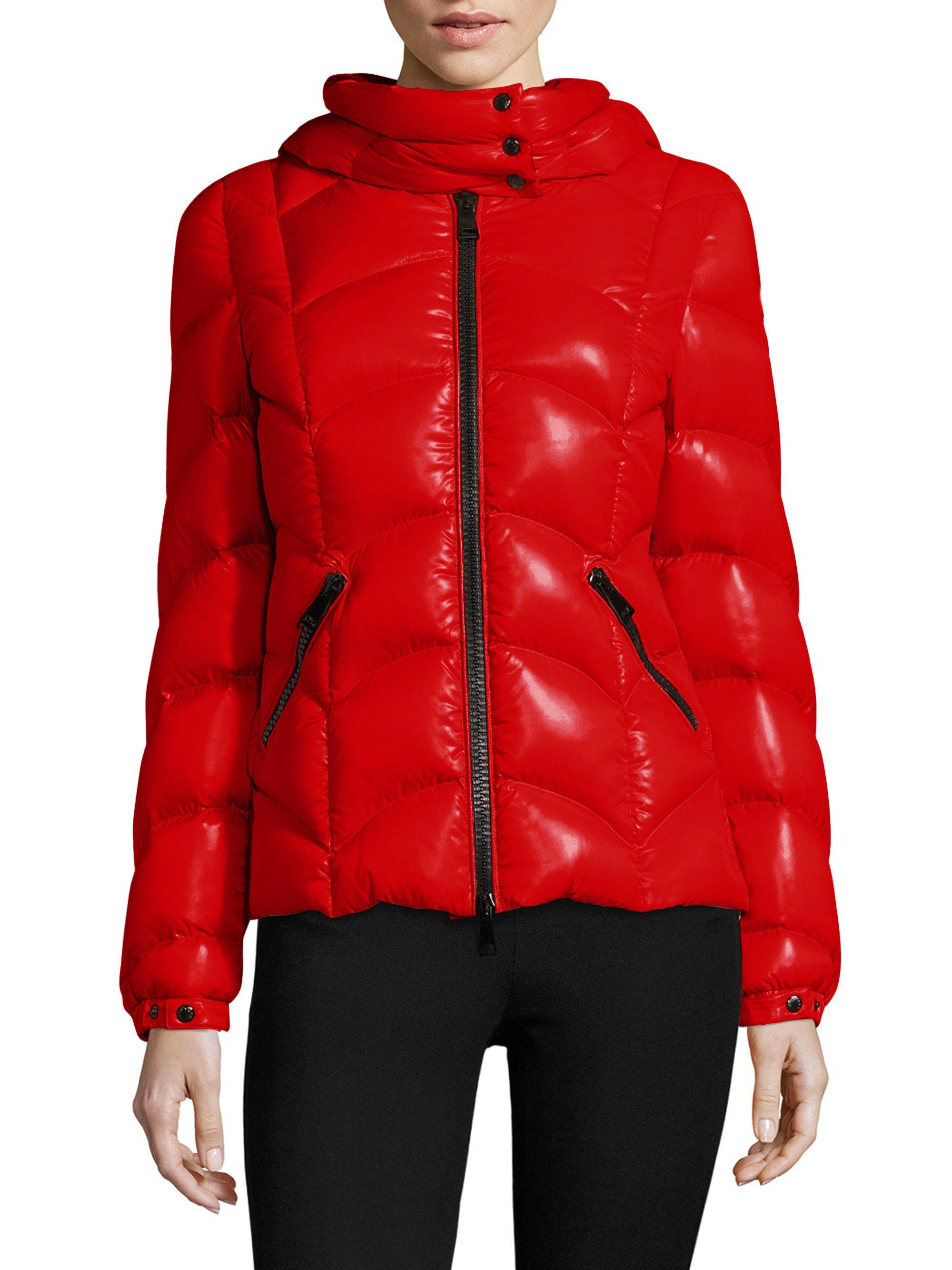 Lyst - Moncler Akebia Puffer Jacket in Red