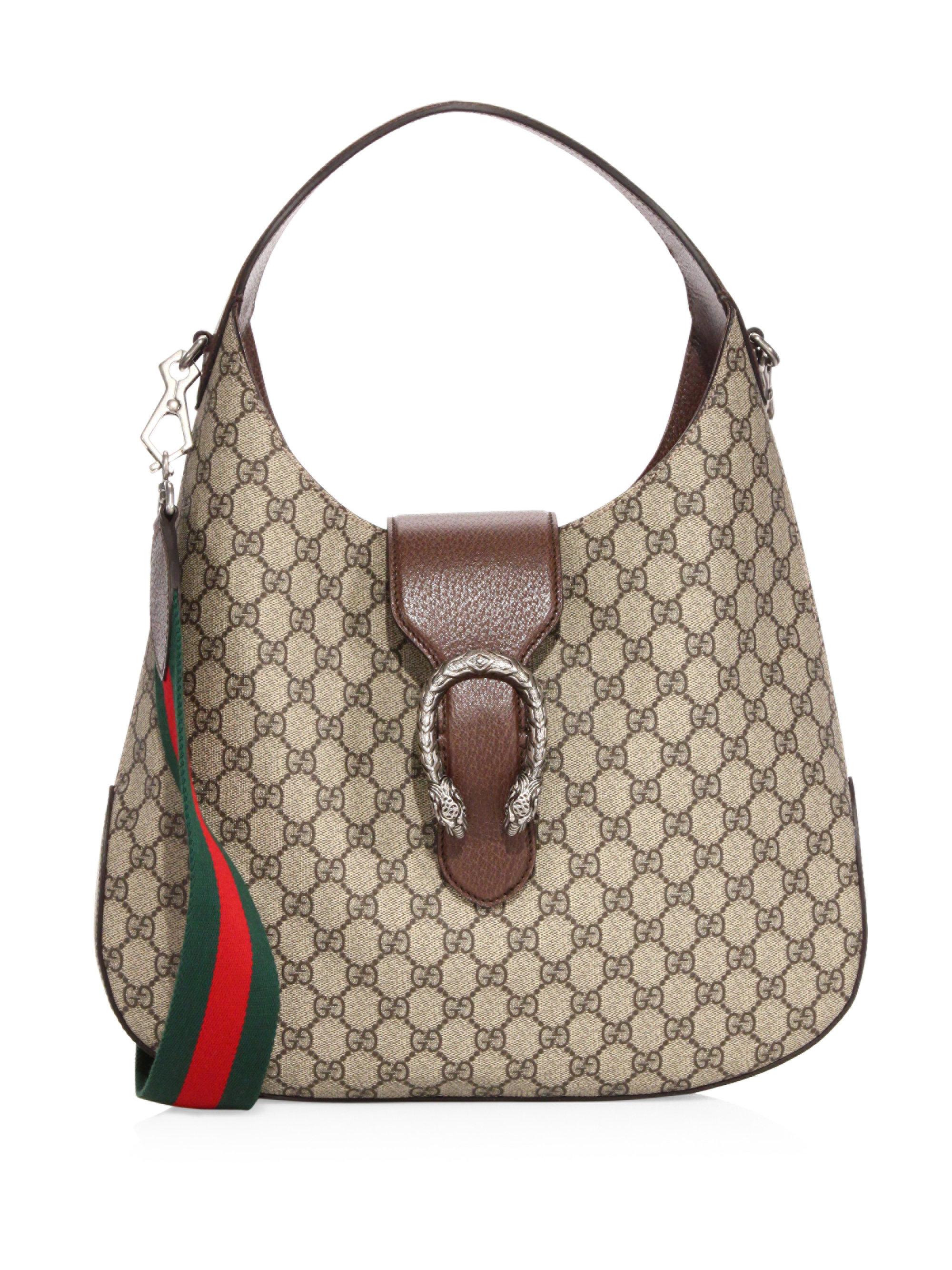 gucci gg supreme canvas hobo