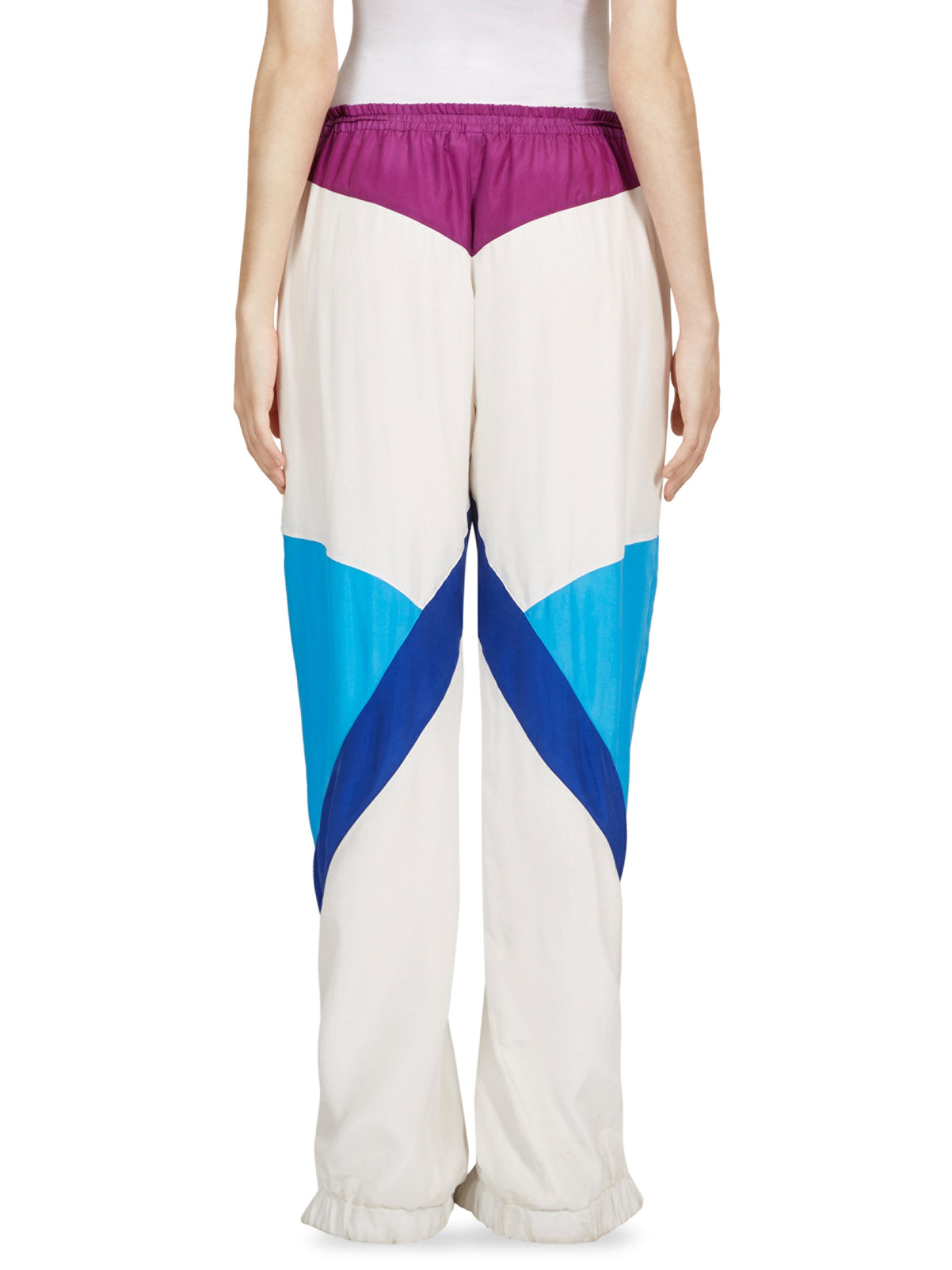 Chloé Silk Parachute Pants in Purple Lyst
