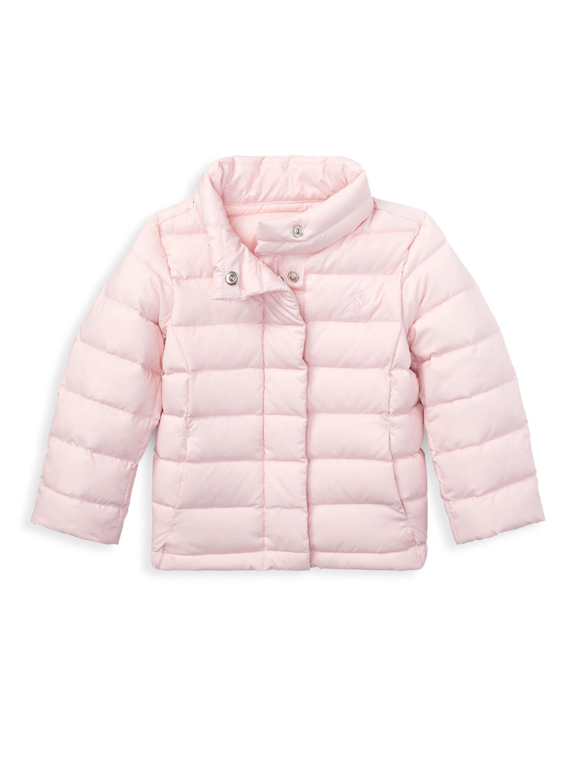 ralph lauren pink puffer jacket