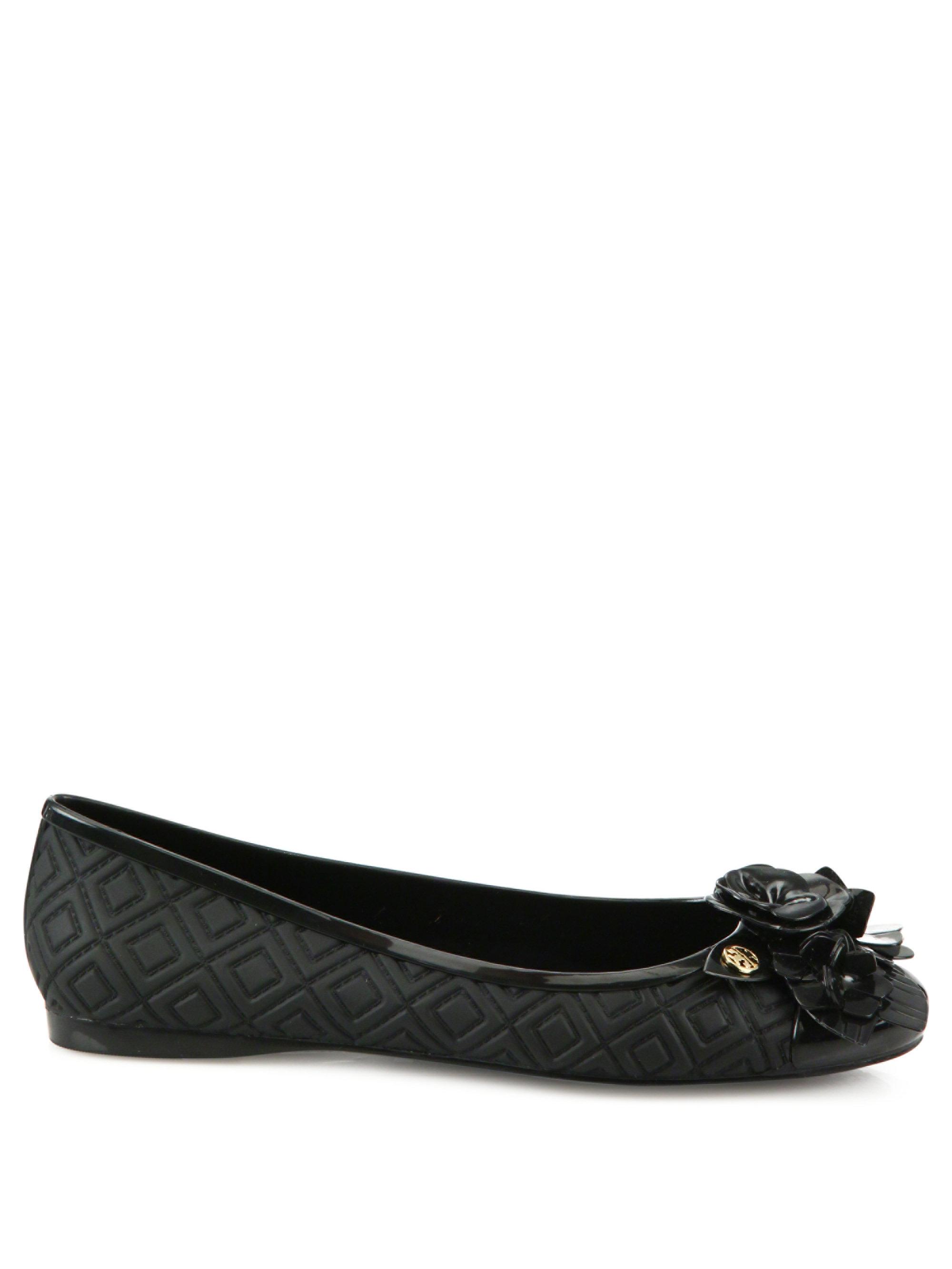 tory burch jelly ballet flats
