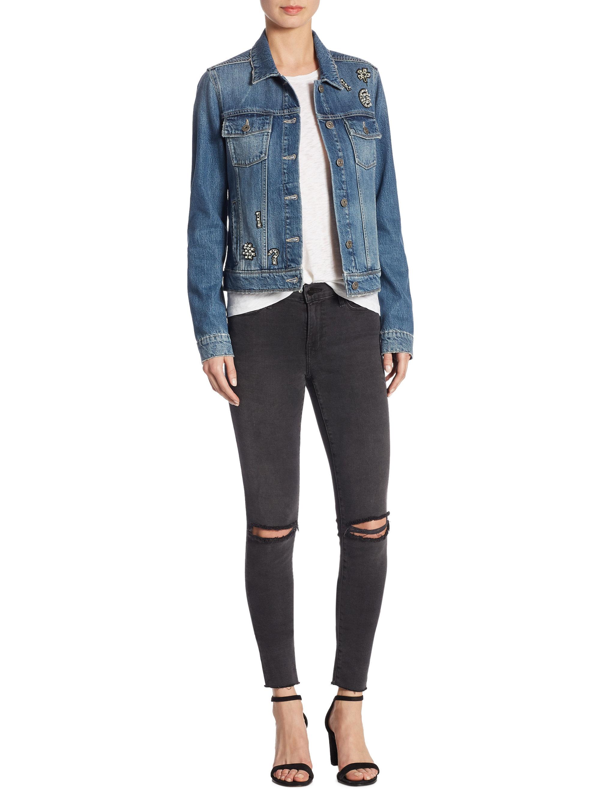 paige aveline denim jacket