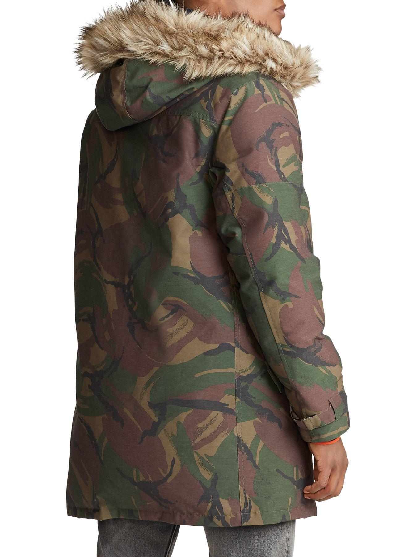 polo jacket with fur