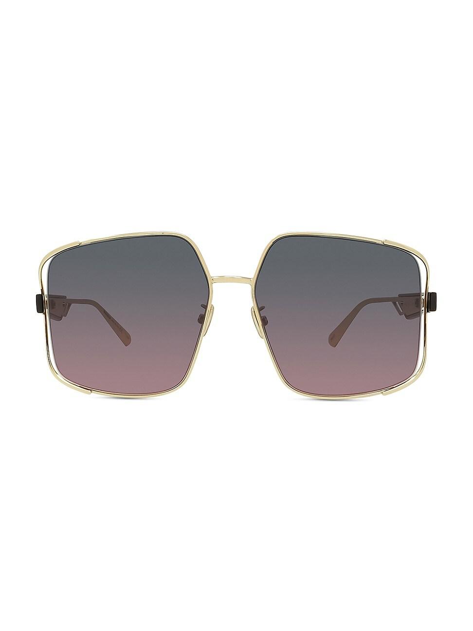 Dior Archi 61mm Square Sunglasses in Blue Lyst