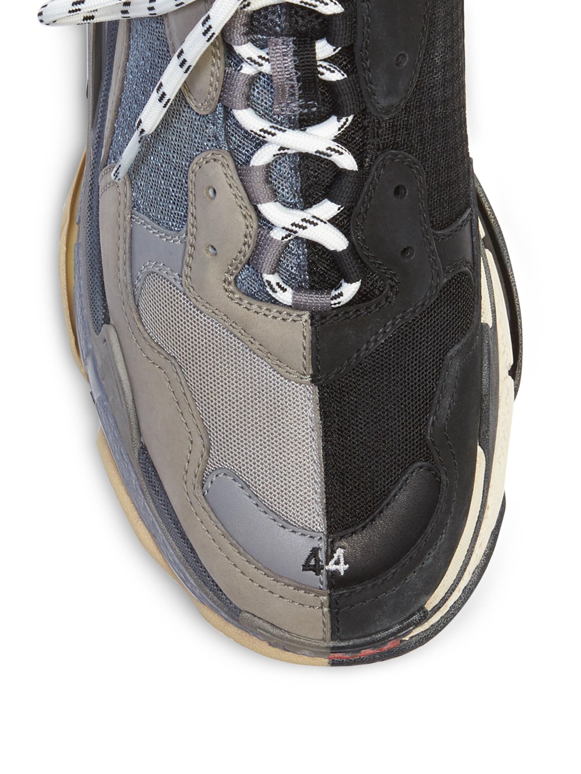 black and gray balenciaga