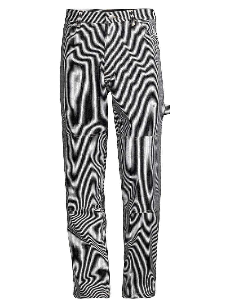 Wesc Railroad Stripe Carpenter Jeans in Gray for Men | Lyst
