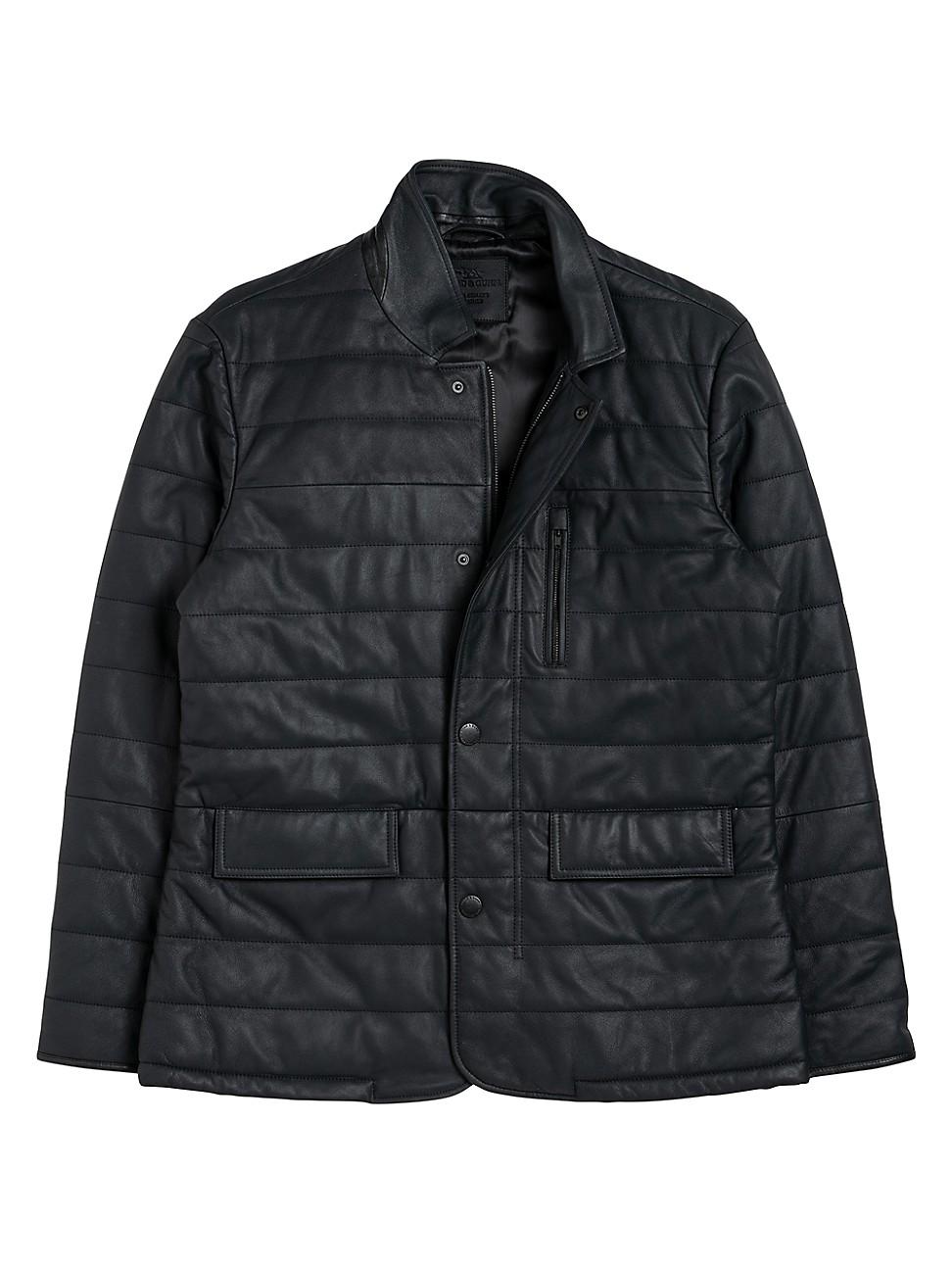 Rodd & Gunn Ashwell Leather Jacket in Black for Men Lyst
