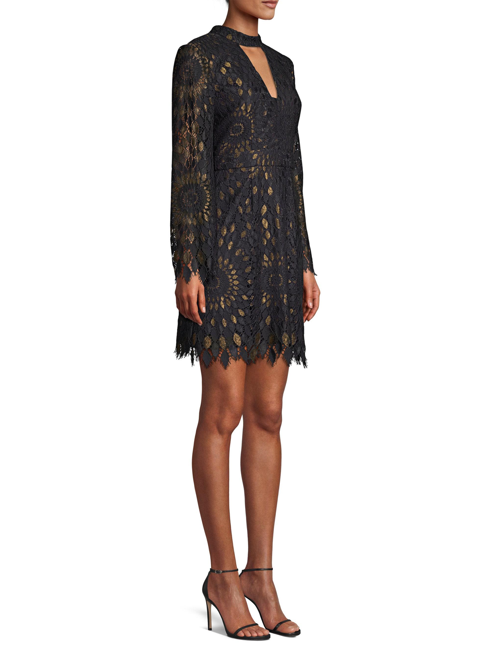 trina turk central lace dress