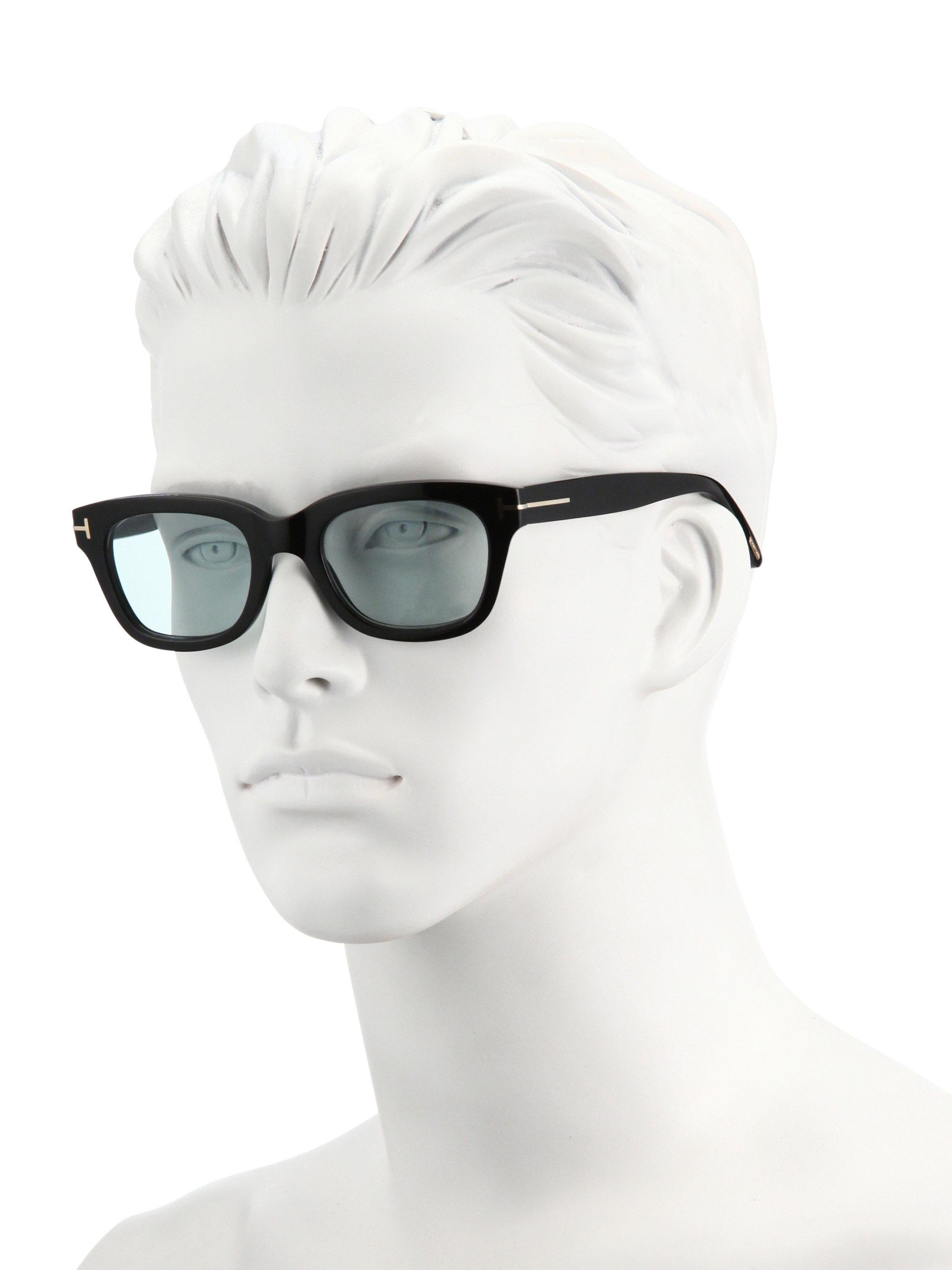 Tom Ford Private Collection Tom  Square Optical Glasses in Black for Men  | Lyst
