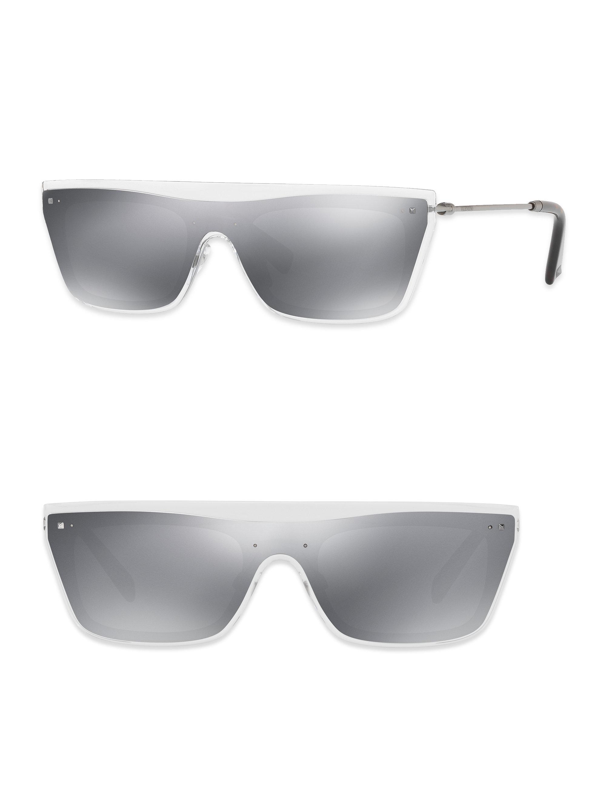 mirrored flat top sunglasses