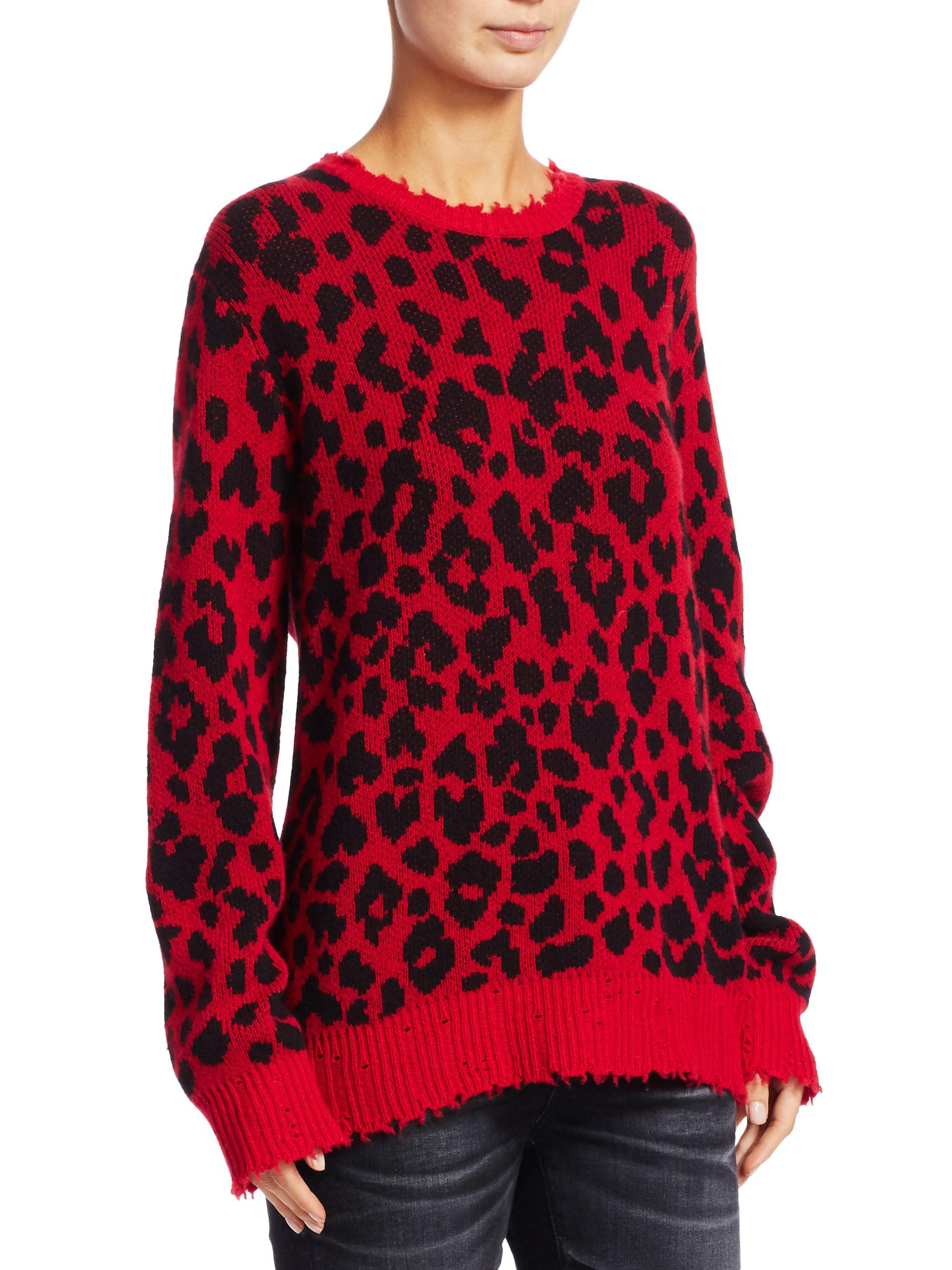 R13 leopard sweater online