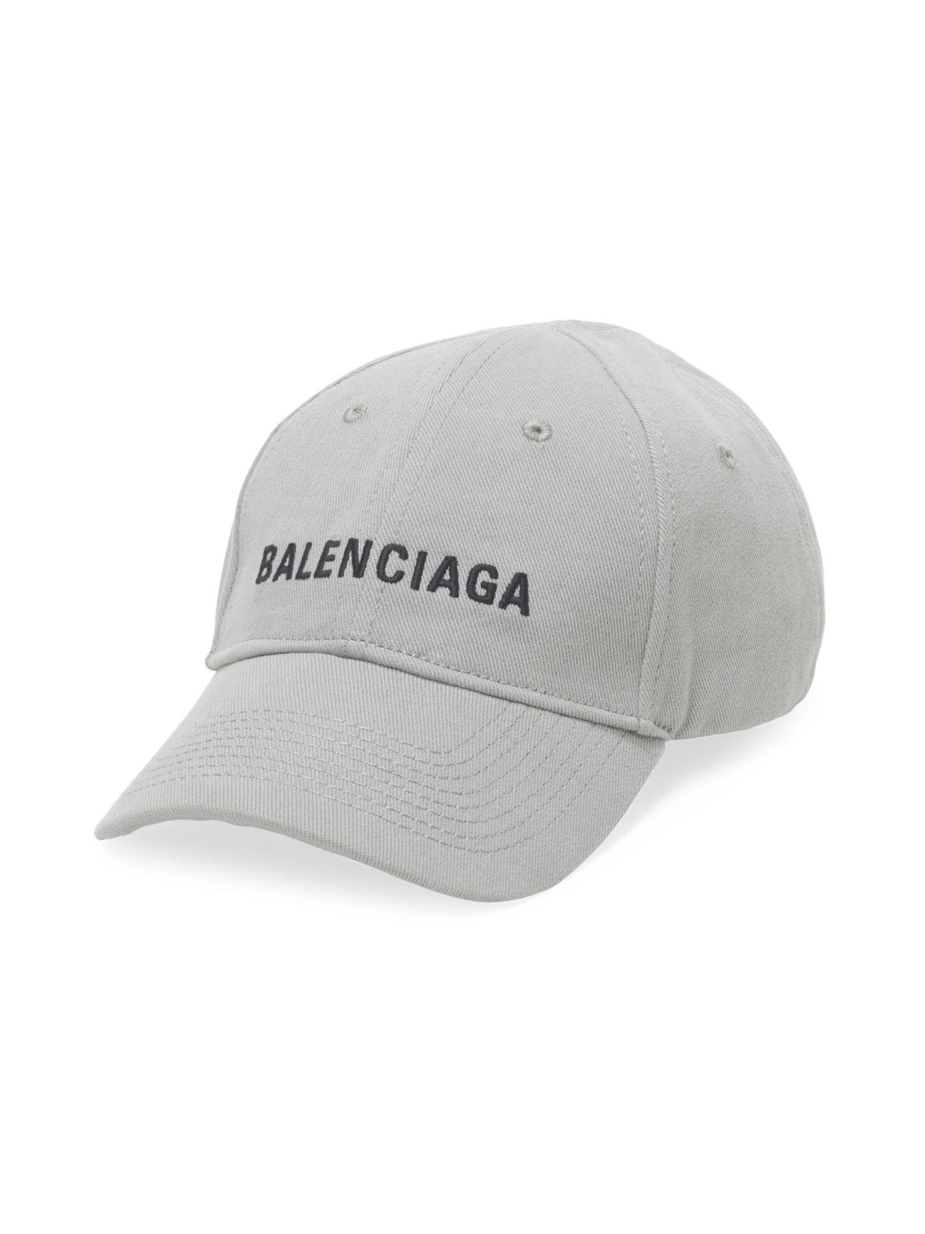 balenciaga cap grey