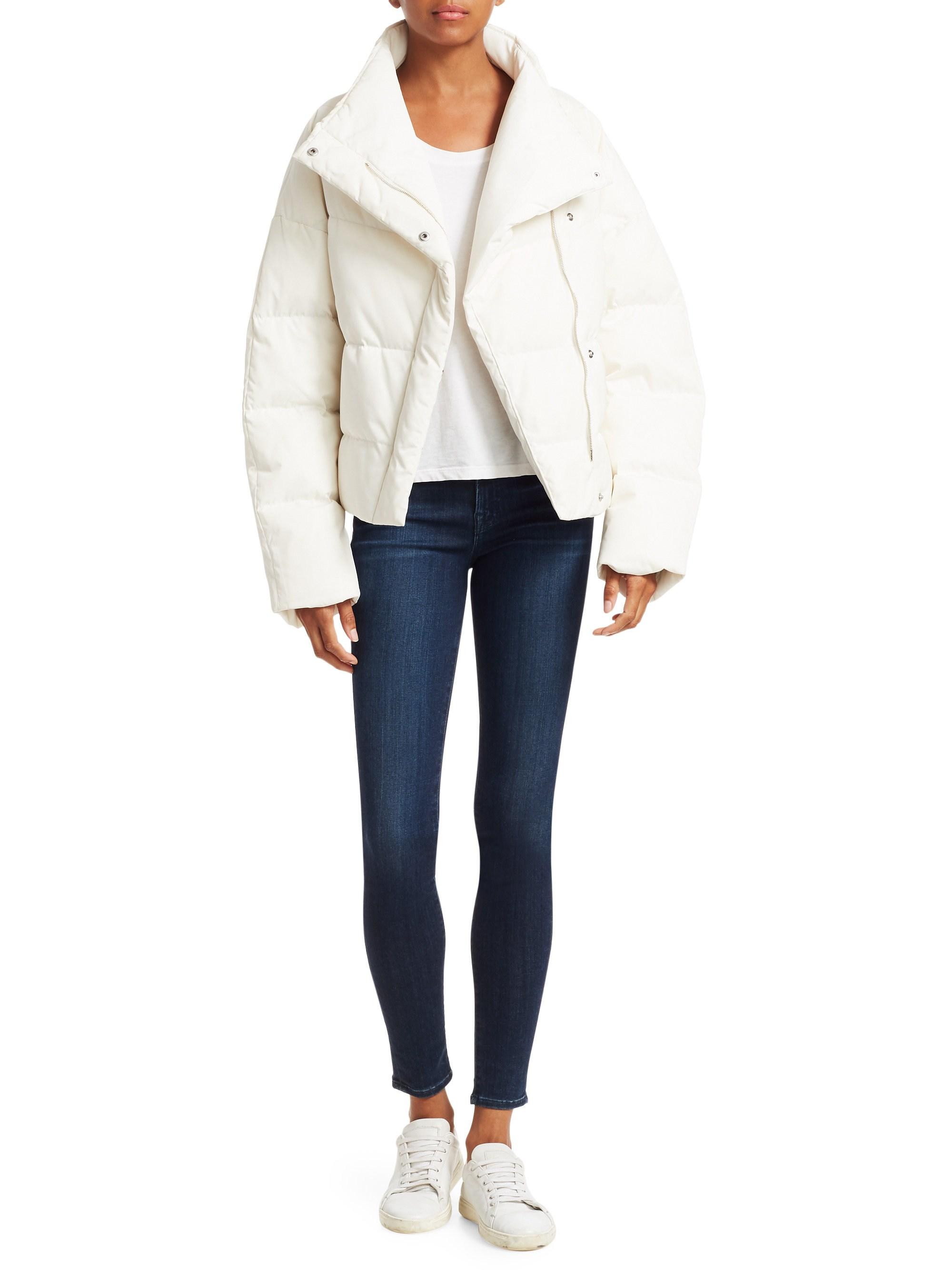 theory offset puffer jacket