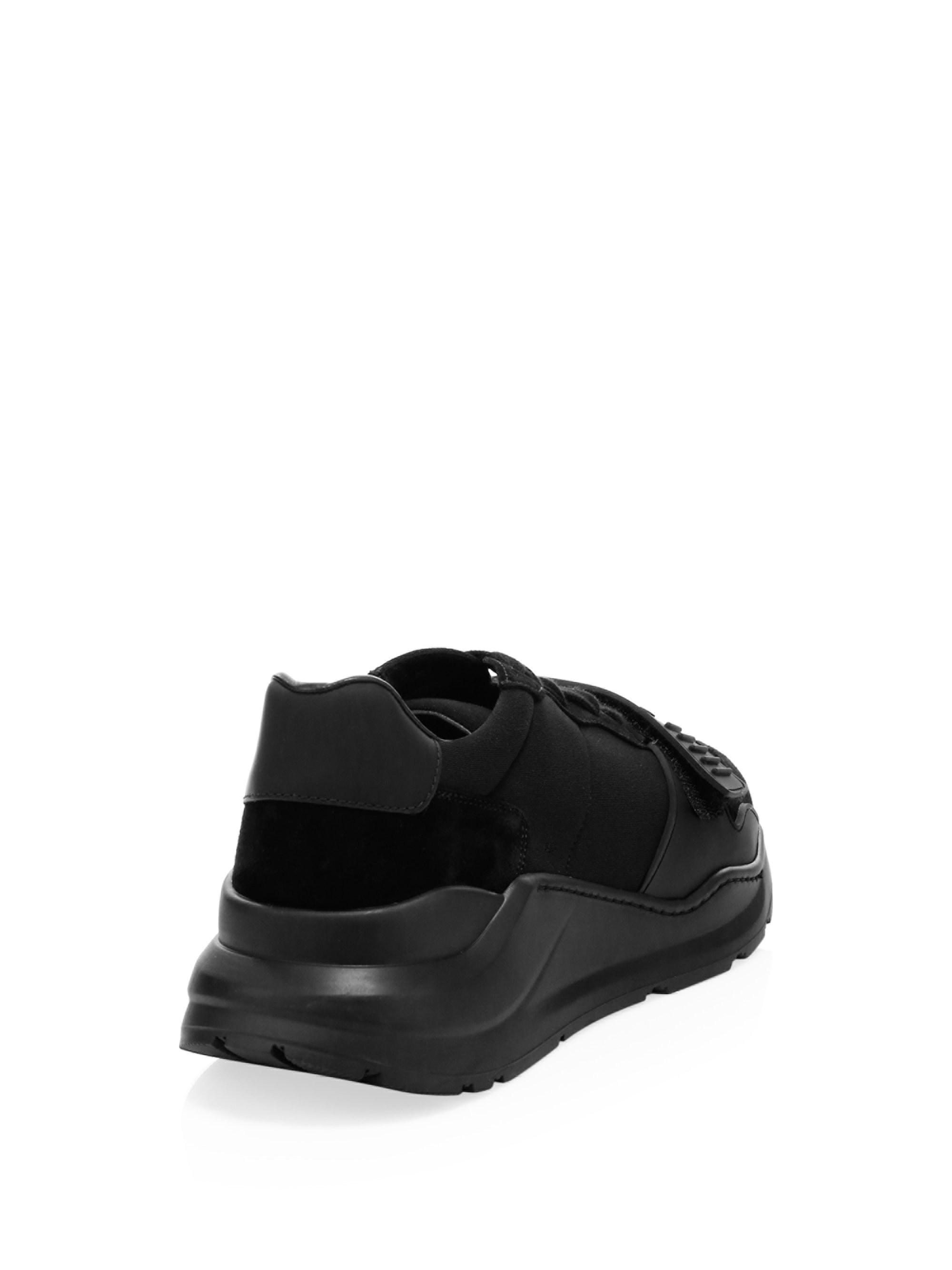 burberry regis sneakers black