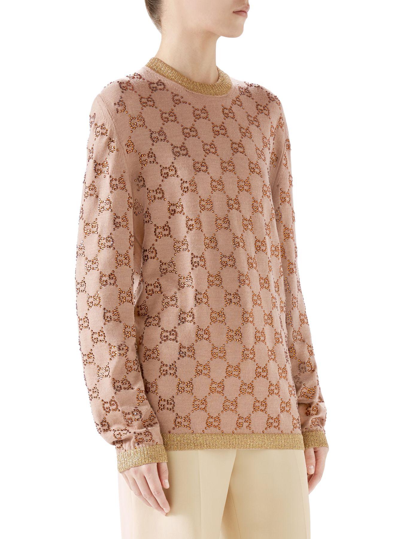 beige gucci sweater