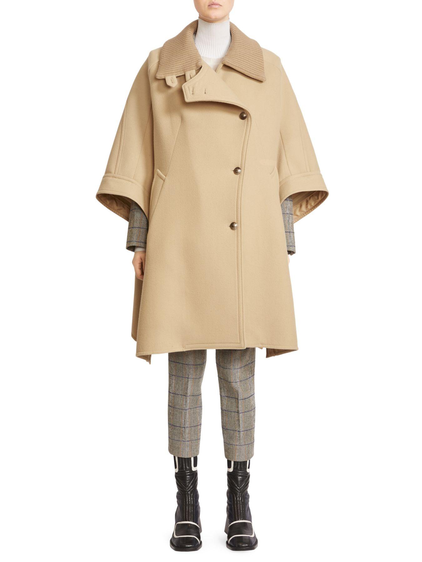 chloe cape coat