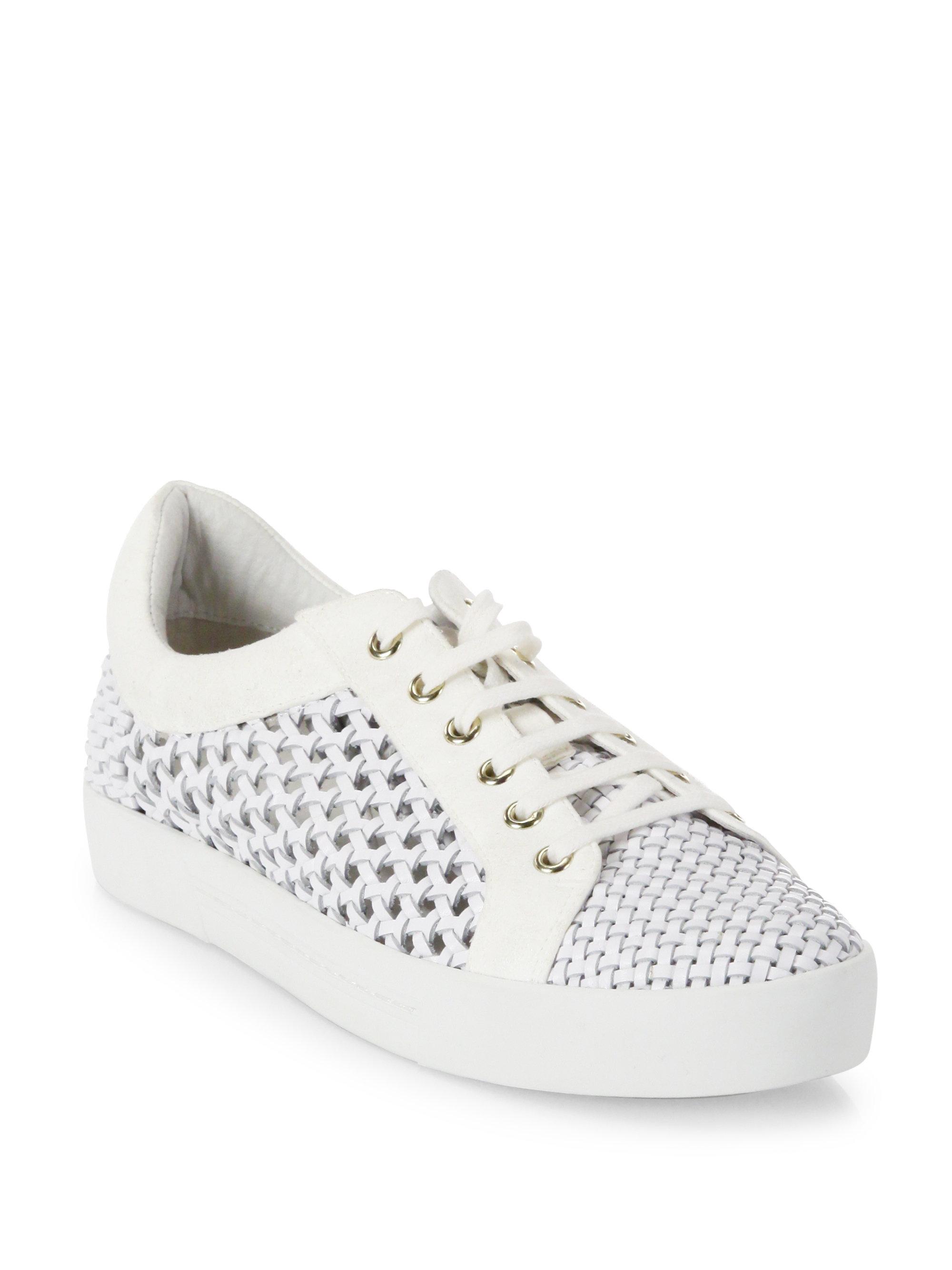 joie white sneakers