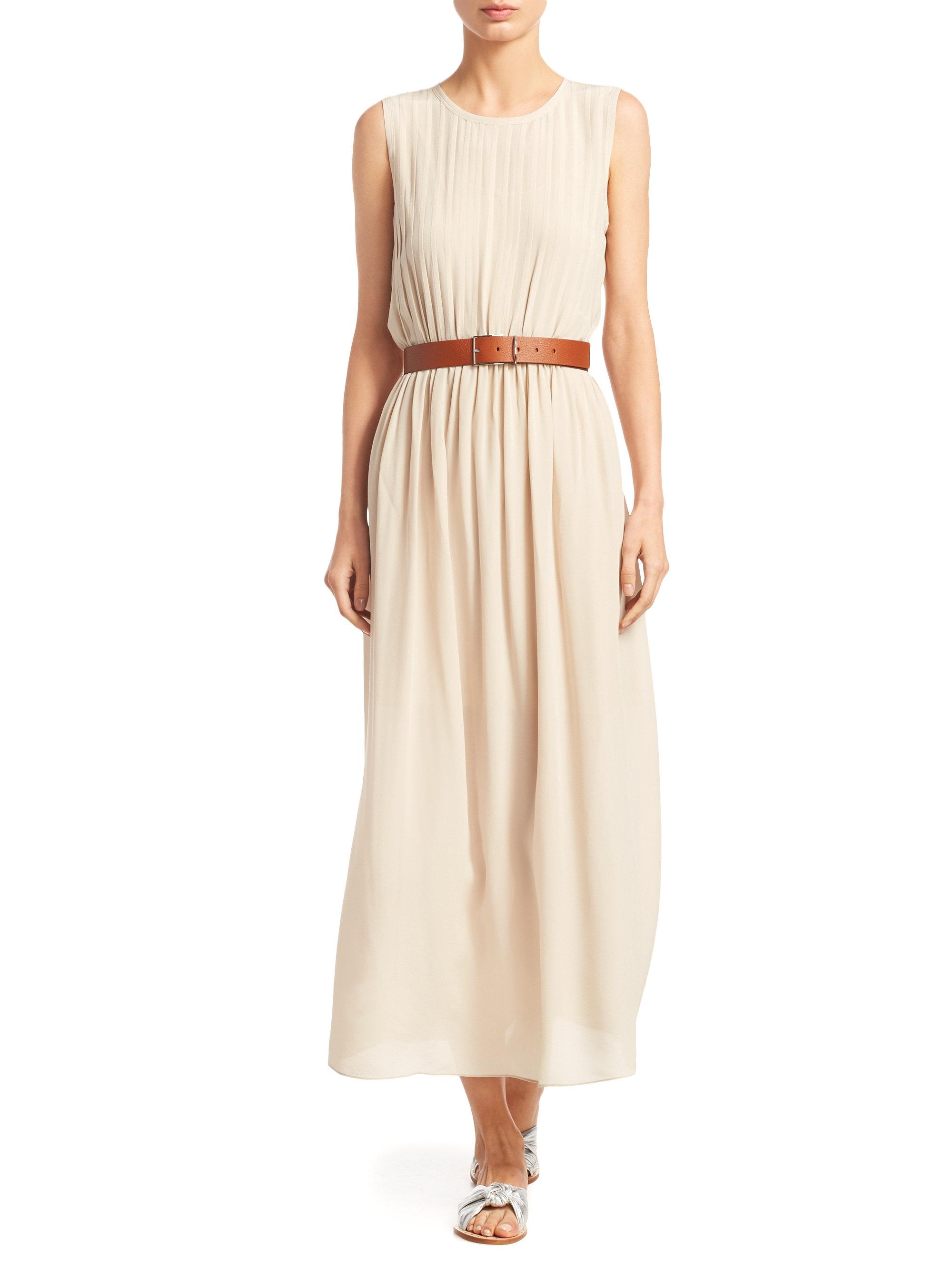 theory silk maxi dress