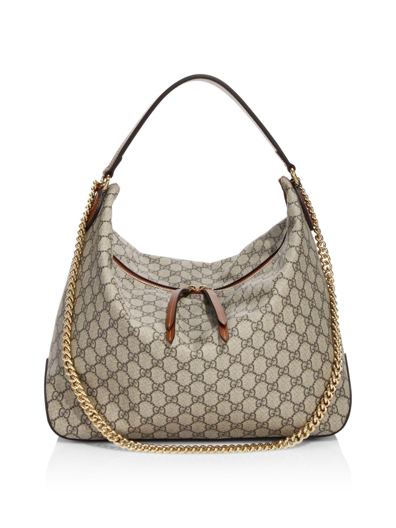 gucci supreme hobo bag