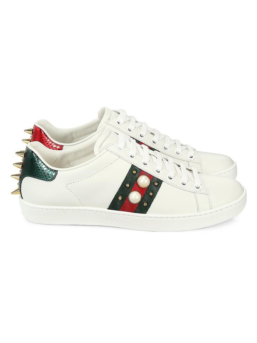 gucci new ace web trainers