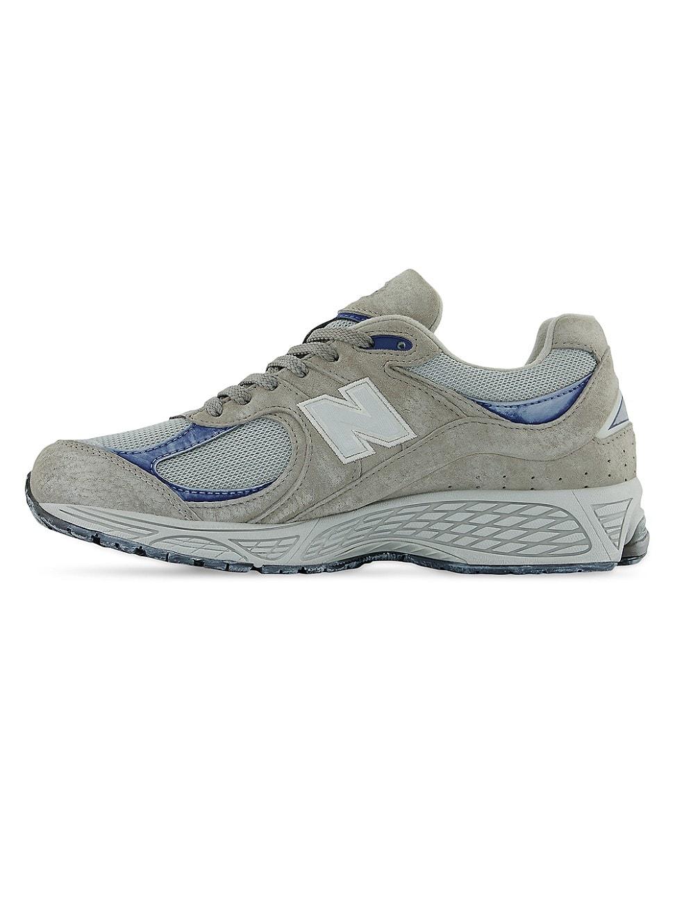 new balance mixed media sneakers