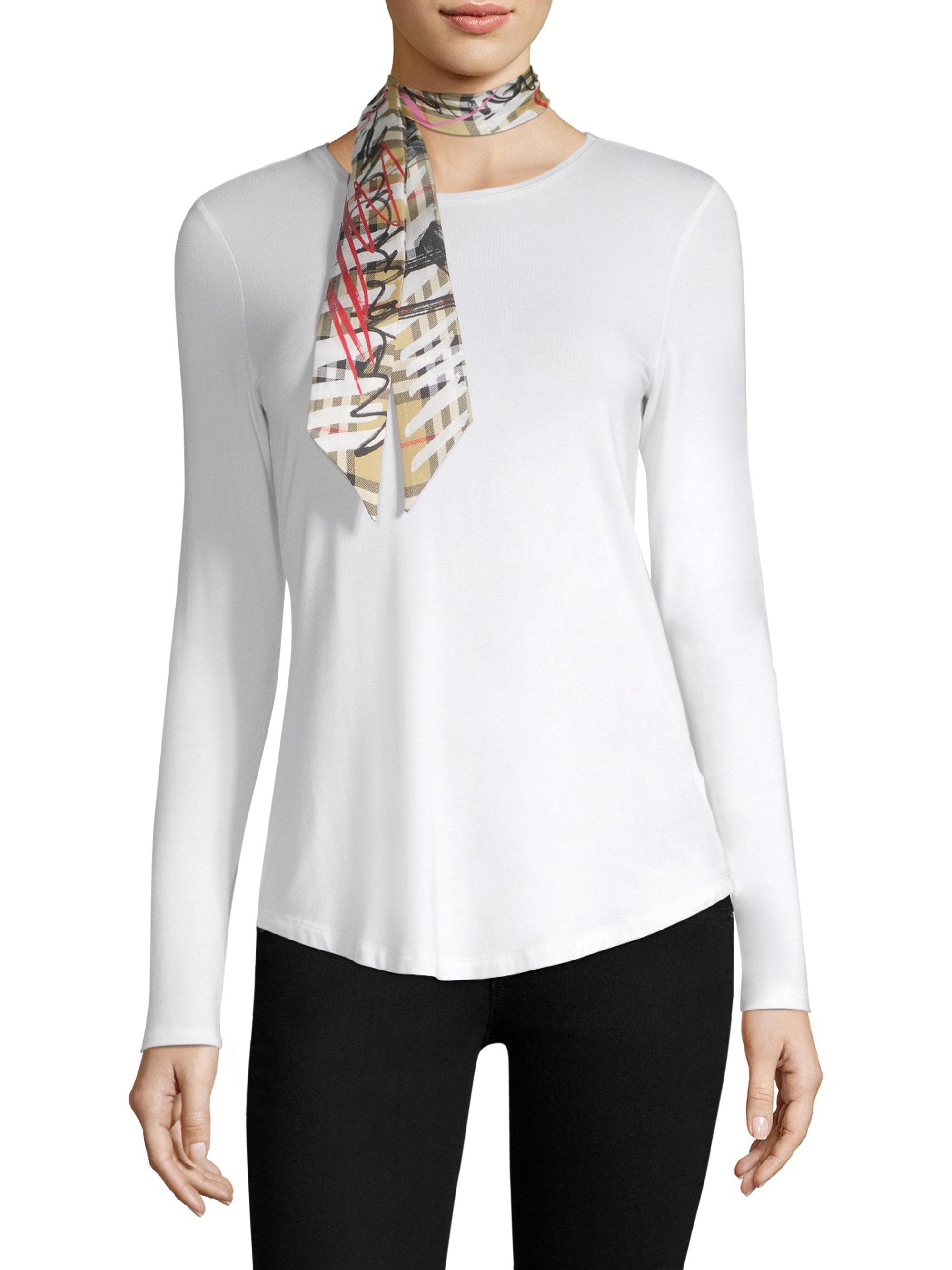 burberry scribble scarf