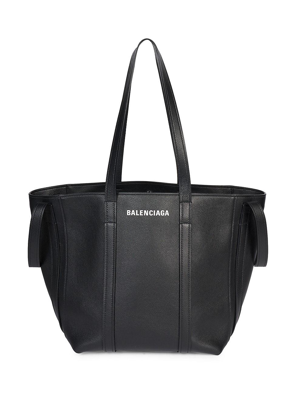 Balenciaga Everyday Xl Leather Tote in Black Lyst