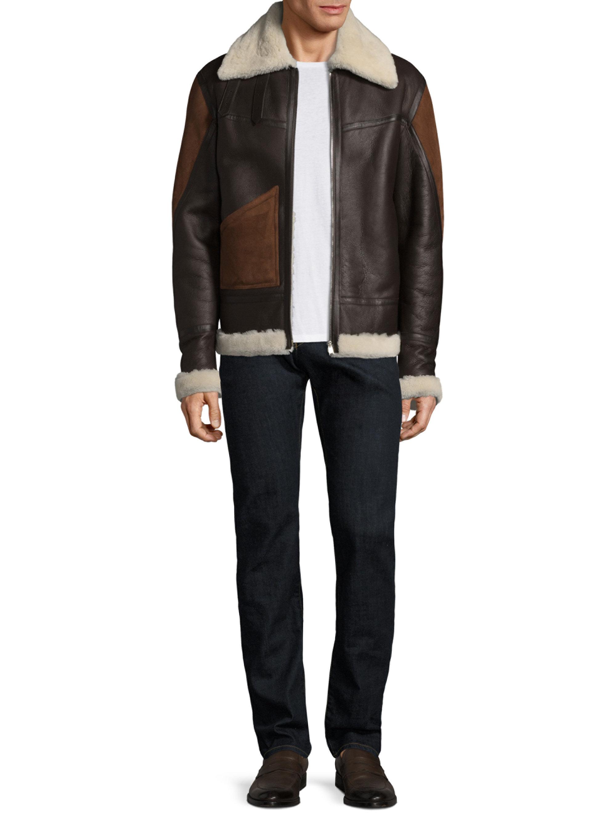 paul smith shearling jacket