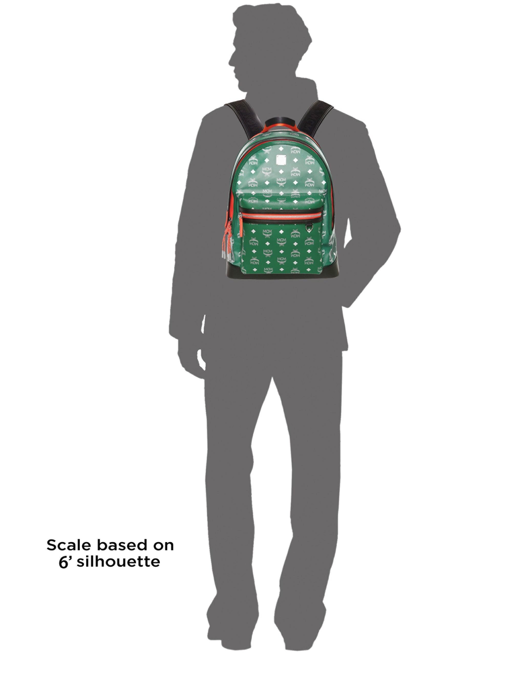 MCM Resnick Reflective Nylon Backpack in Green for Men