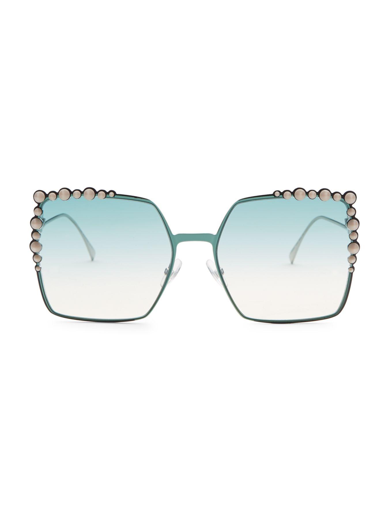 fendi can eye 0259 square sunglasses
