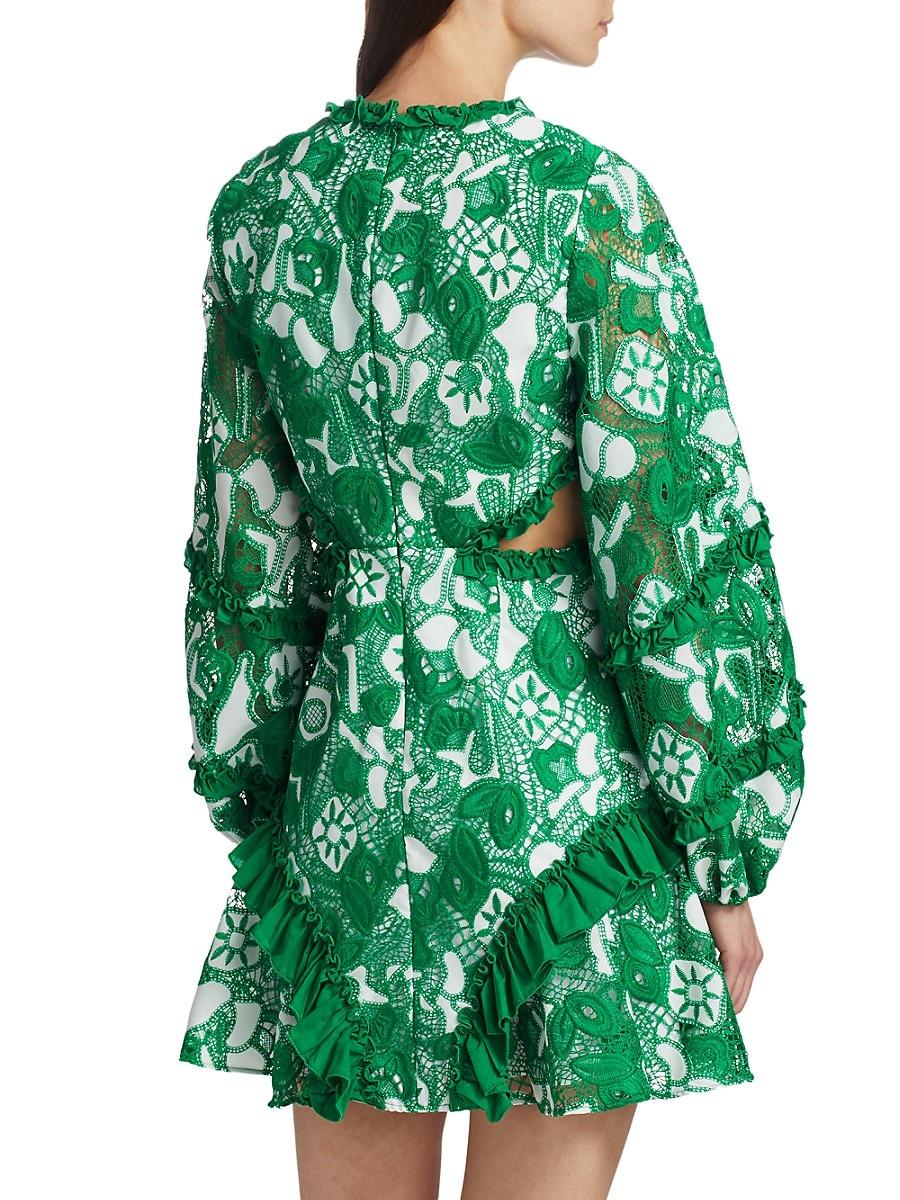Alexis Imetta Lace Cutout Mini Dress in 