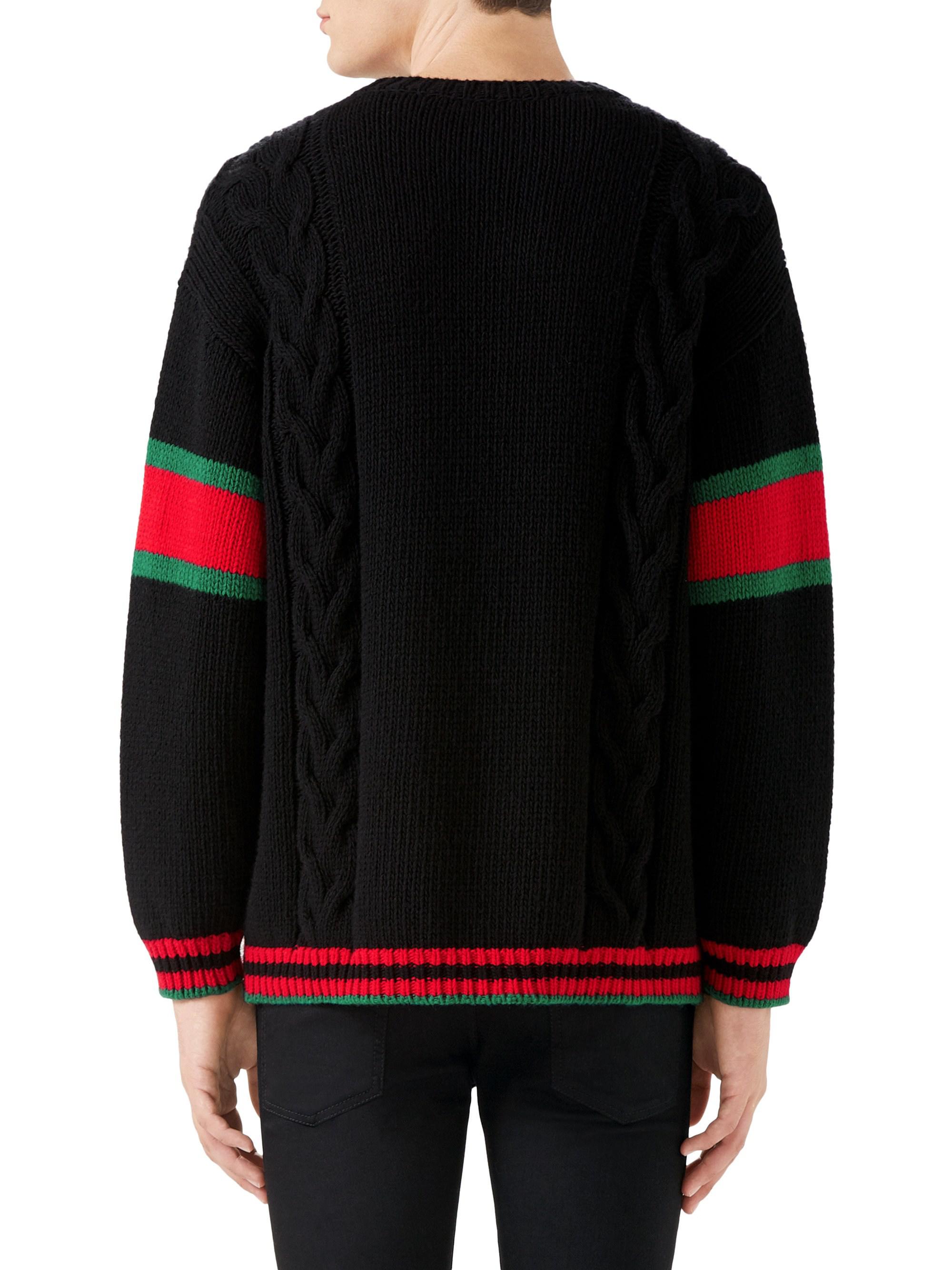 gucci black sweater
